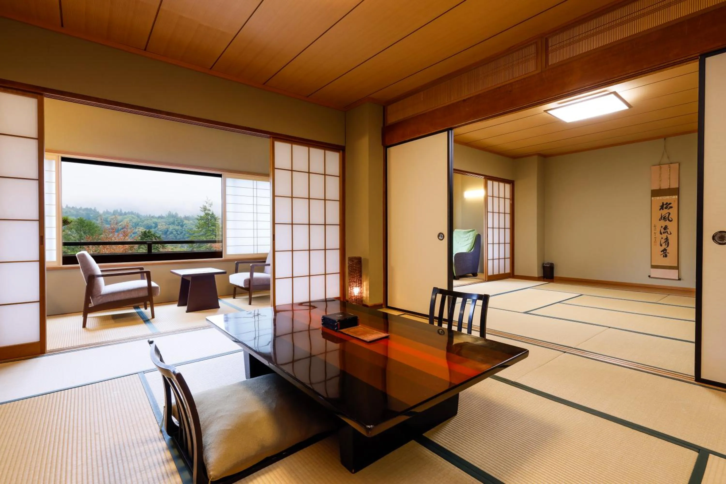Living room in Nikko Hoshino Yado