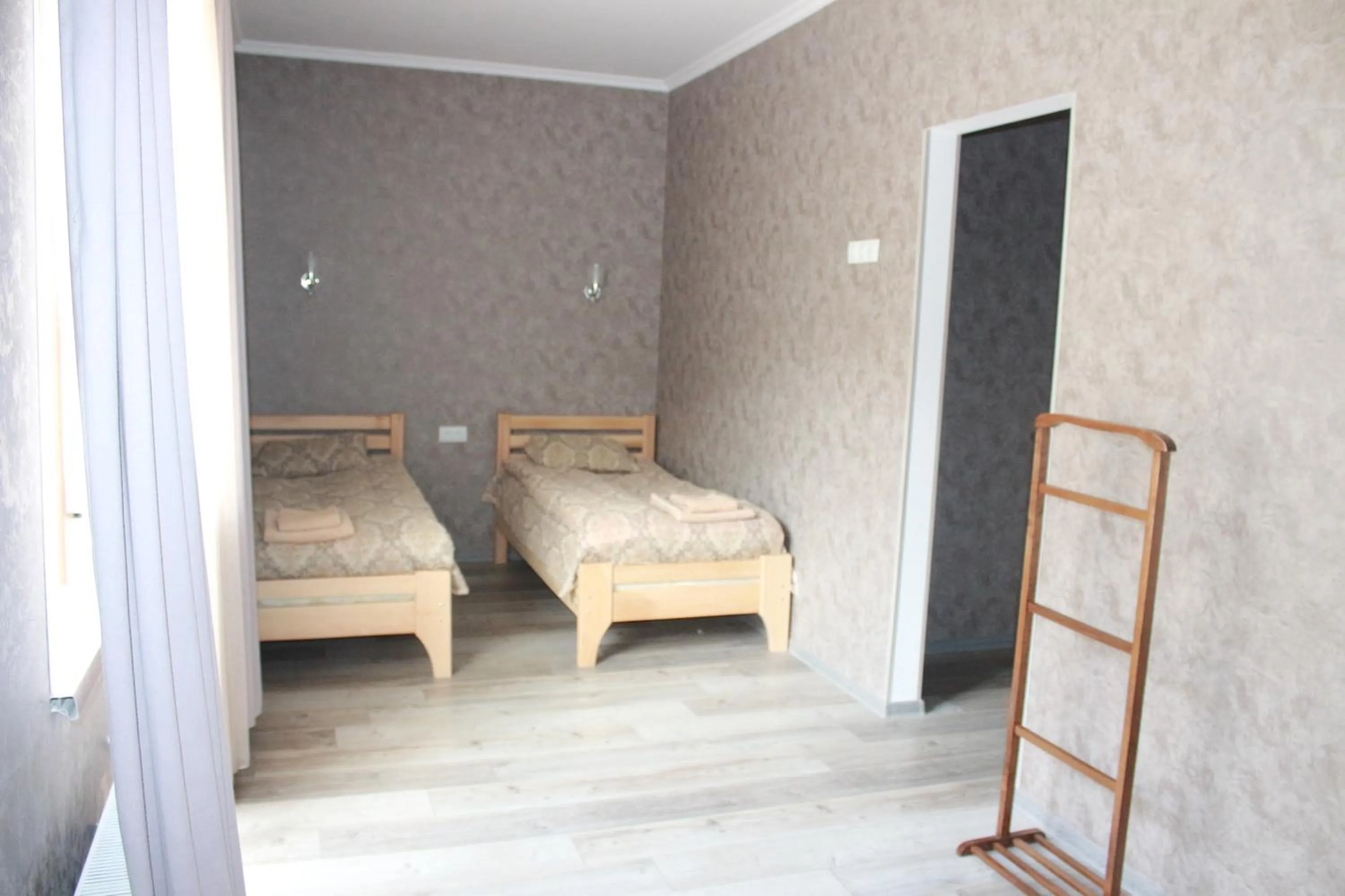 Bed in Hotel Gergeti