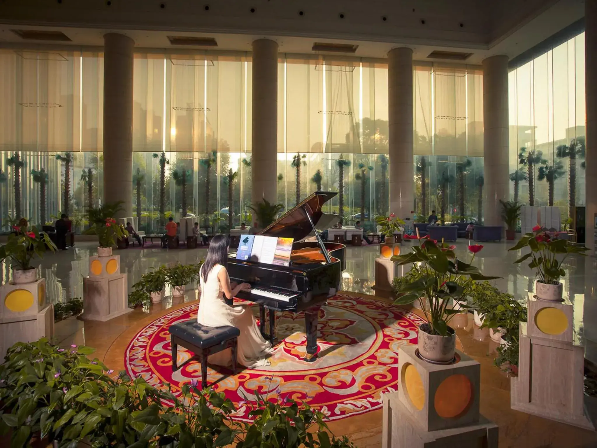 Lobby or reception in Hongrui Jinling Grand Hotel Hefei Lobby or reception in Hongrui Jinling Grand Hotel Hefei