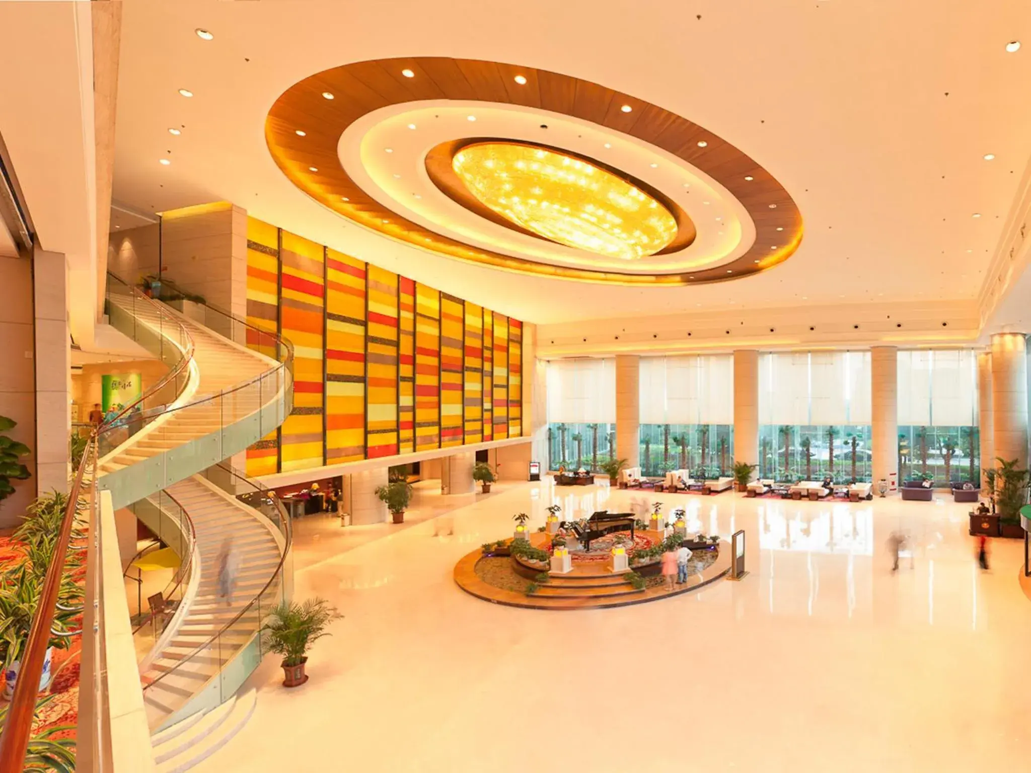 Lobby or reception in Hongrui Jinling Grand Hotel Hefei Lobby or reception in Hongrui Jinling Grand Hotel Hefei