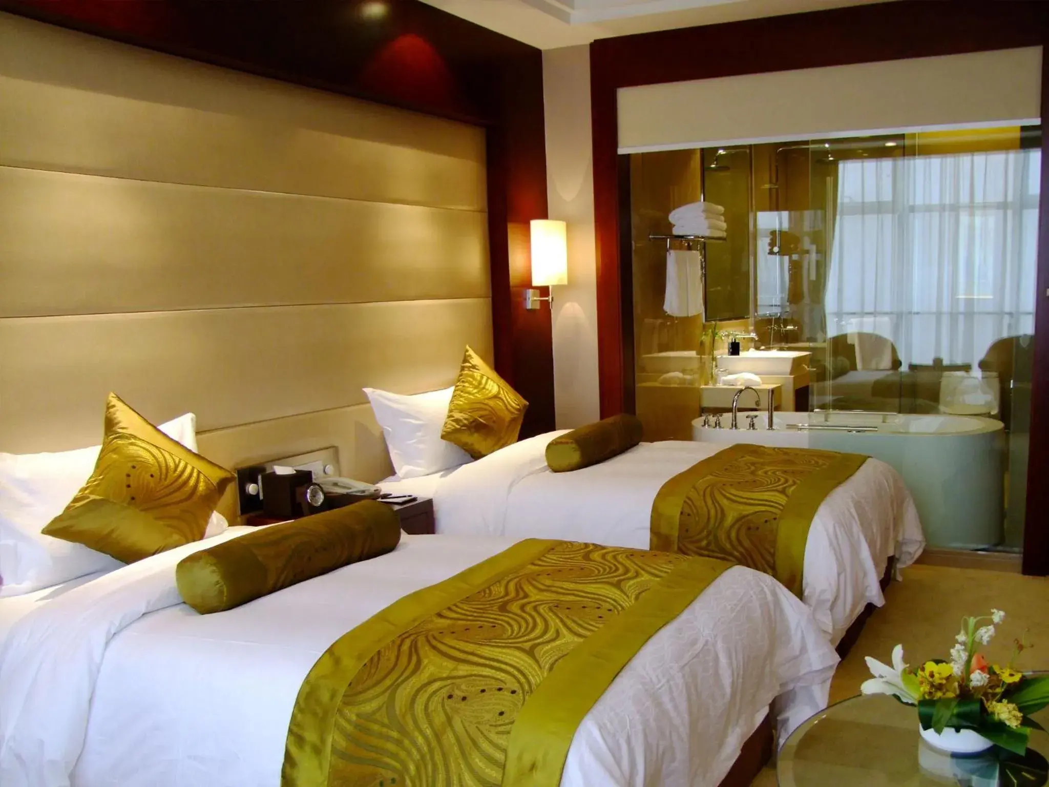 Photo of the whole room, Bed in Hongrui Jinling Grand Hotel Hefei Photo of the whole room, Bed in Hongrui Jinling Grand Hotel Hefei