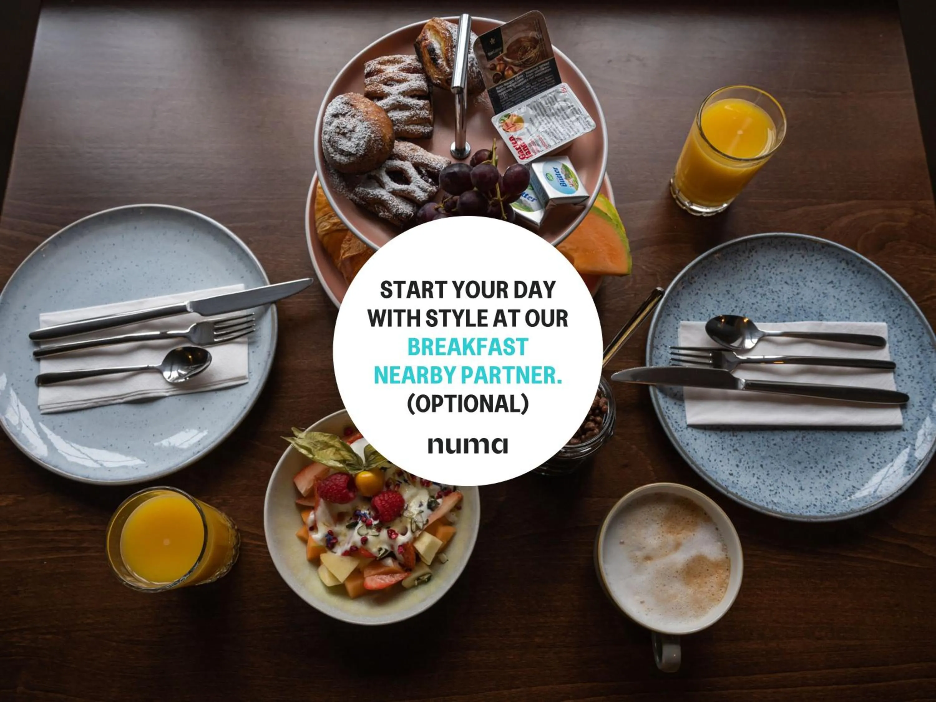 Breakfast in Numa Salzburg Nora