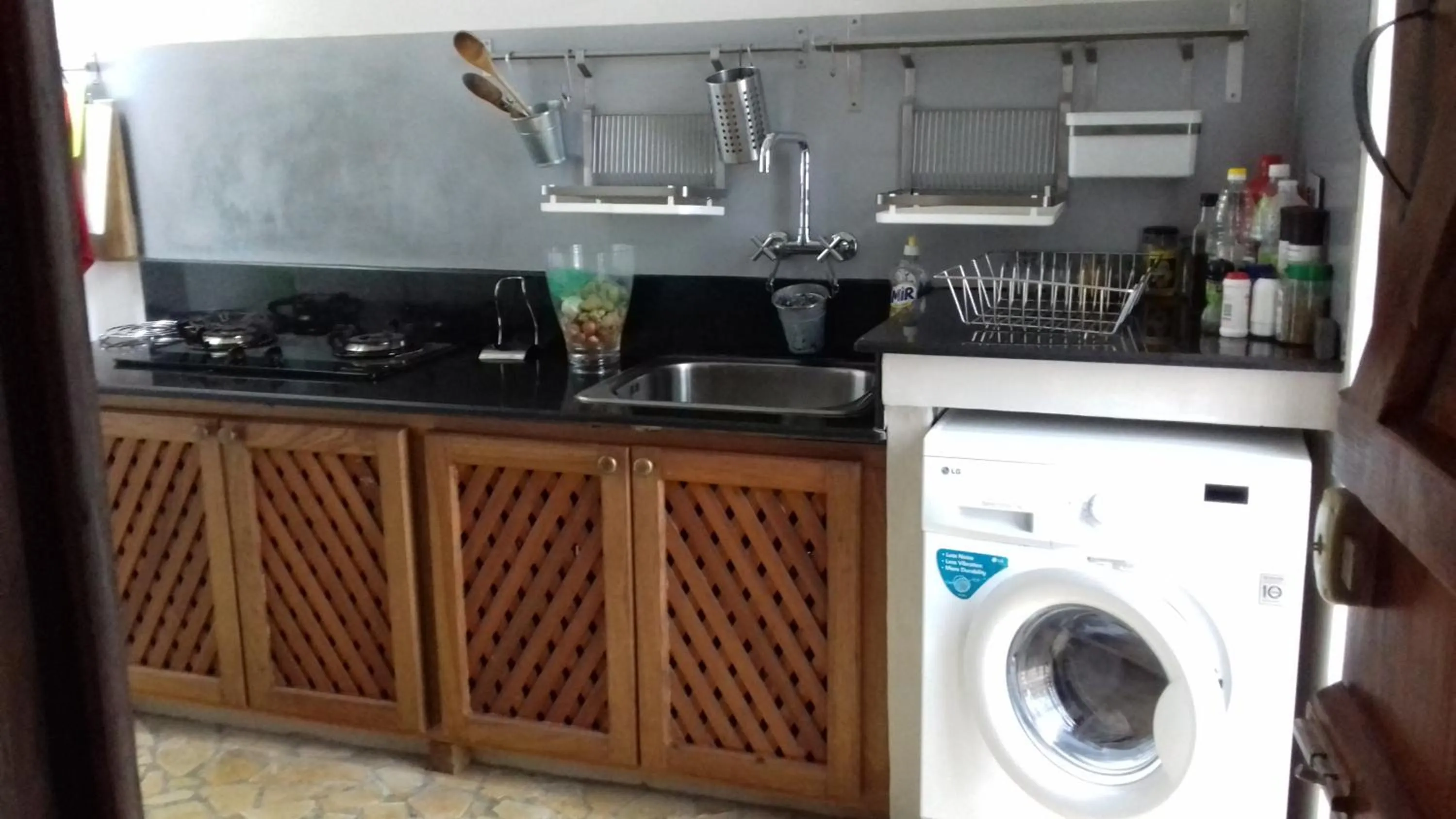 Kitchen or kitchenette in La grange de G.