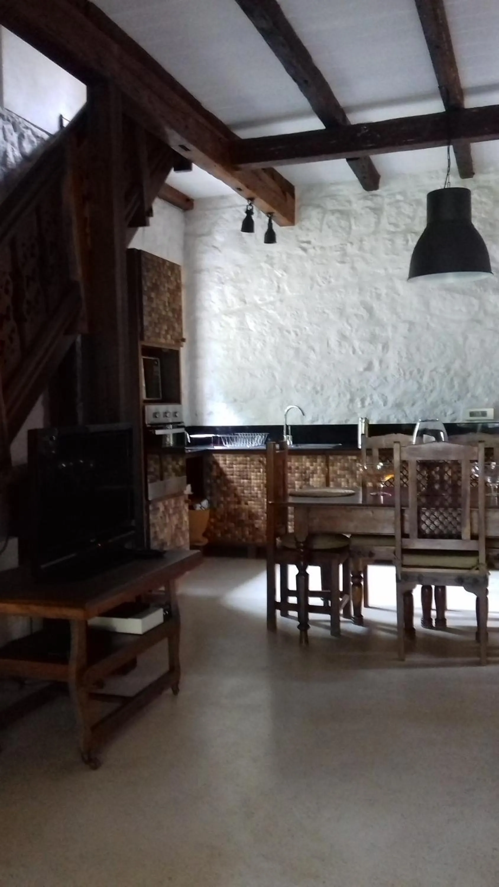 Kitchen or kitchenette in La grange de G.