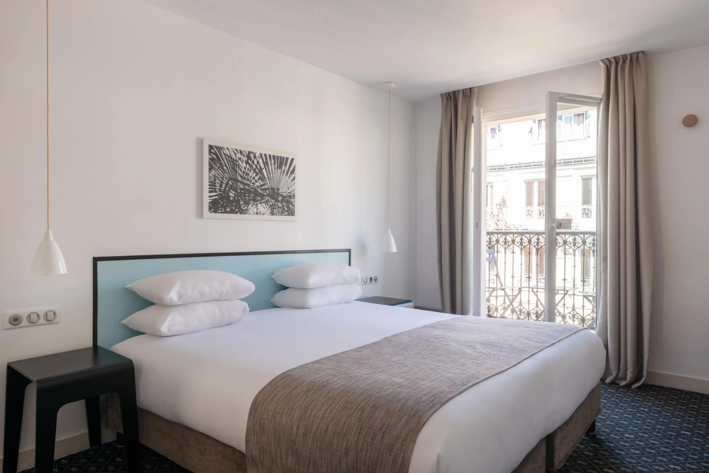 Bedroom, Bed in Hotel Palm - Astotel