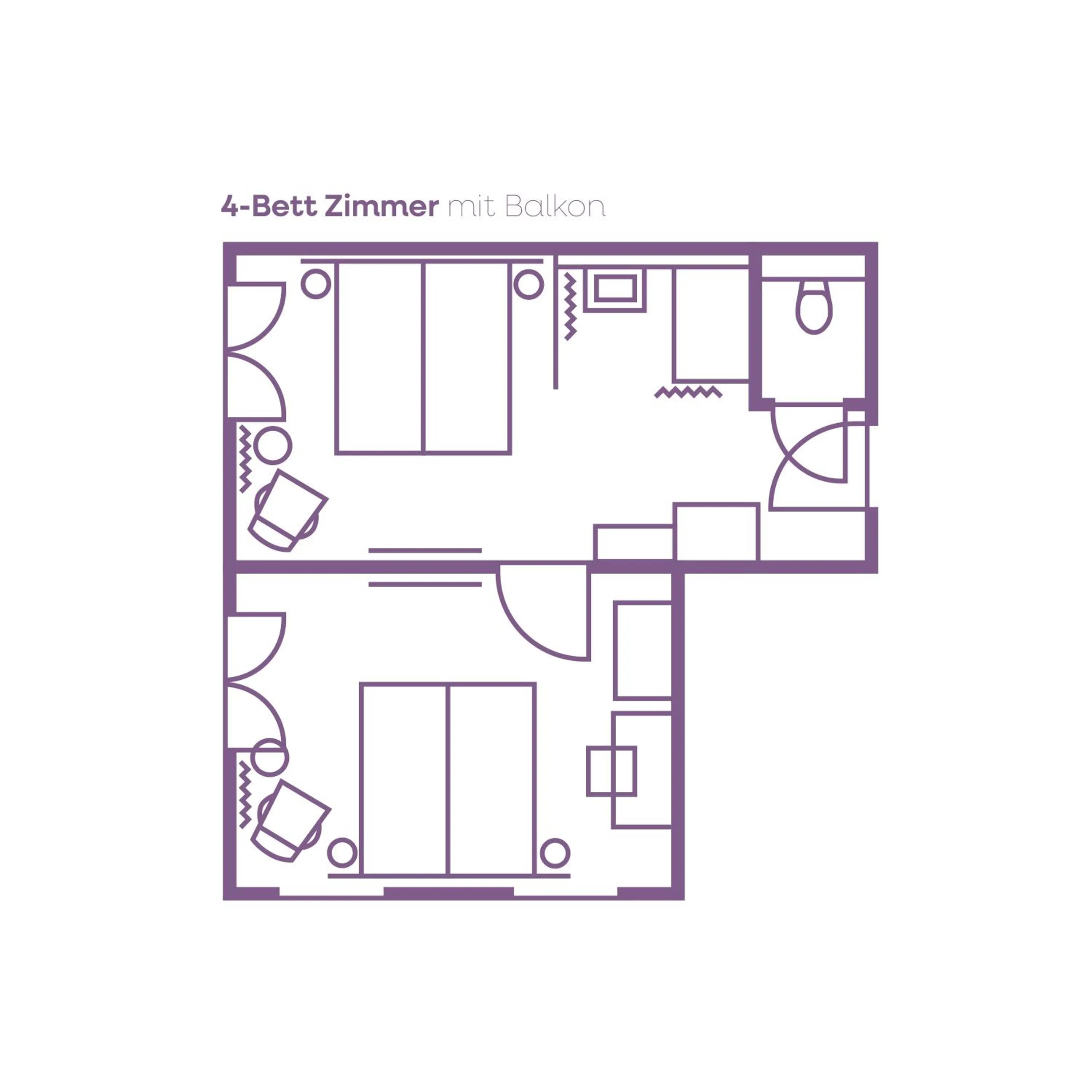 Floor plan in Schwarzes Rössl