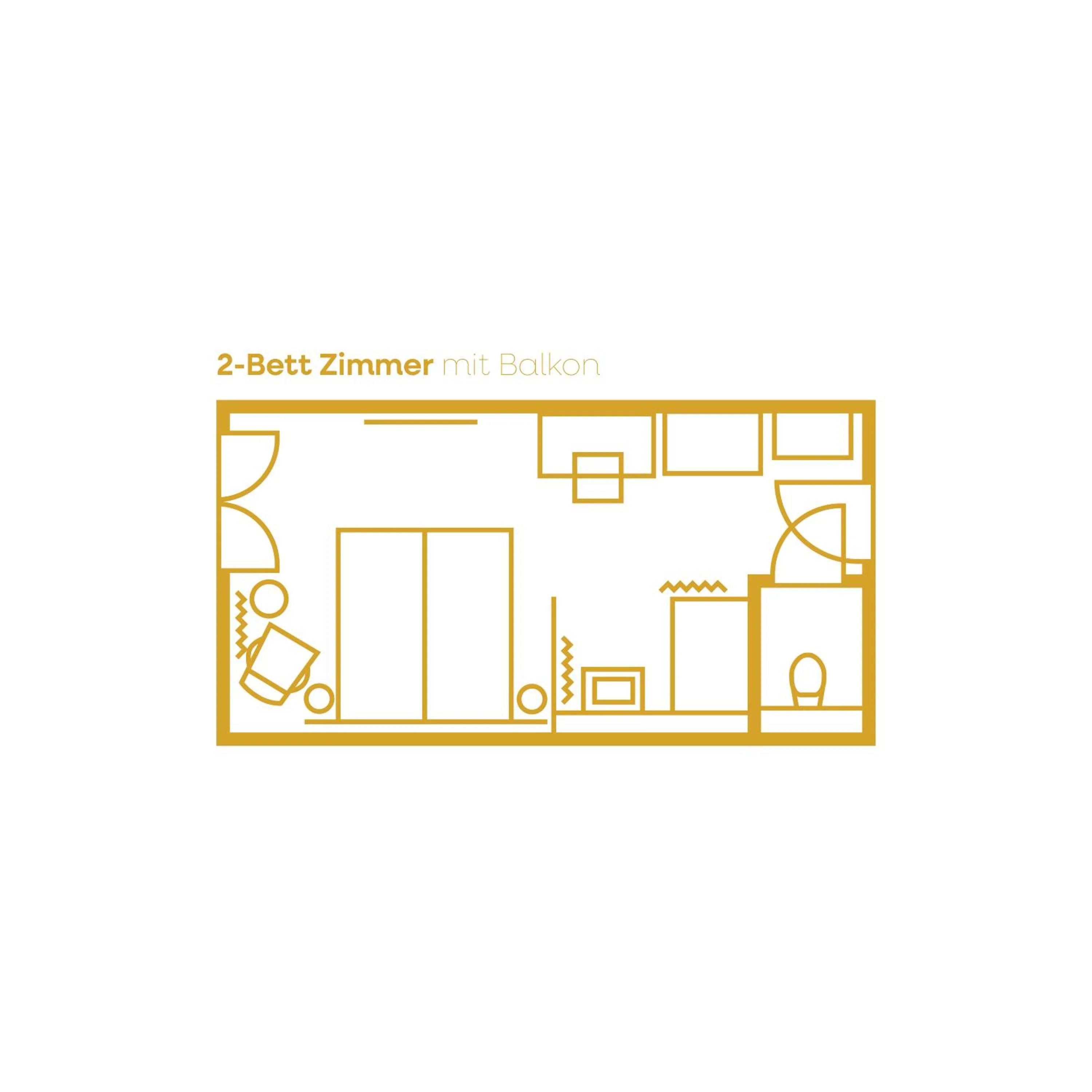 Floor plan in Schwarzes Rössl