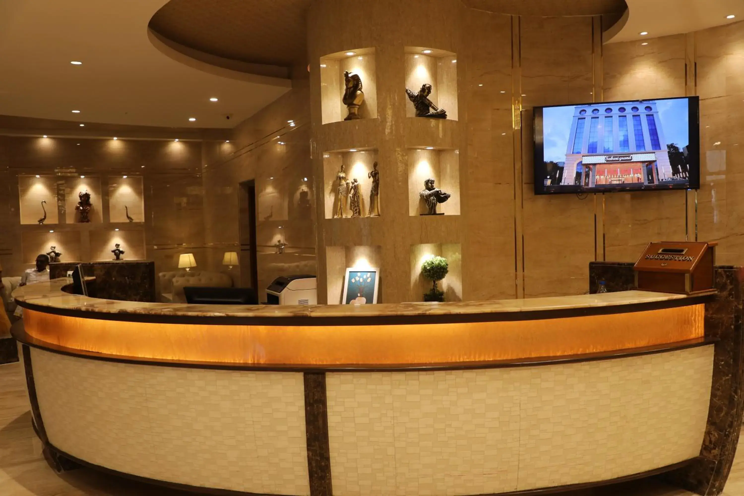 Lobby or reception in Quality Inn Sabari Lobby or reception in Quality Inn Sabari
