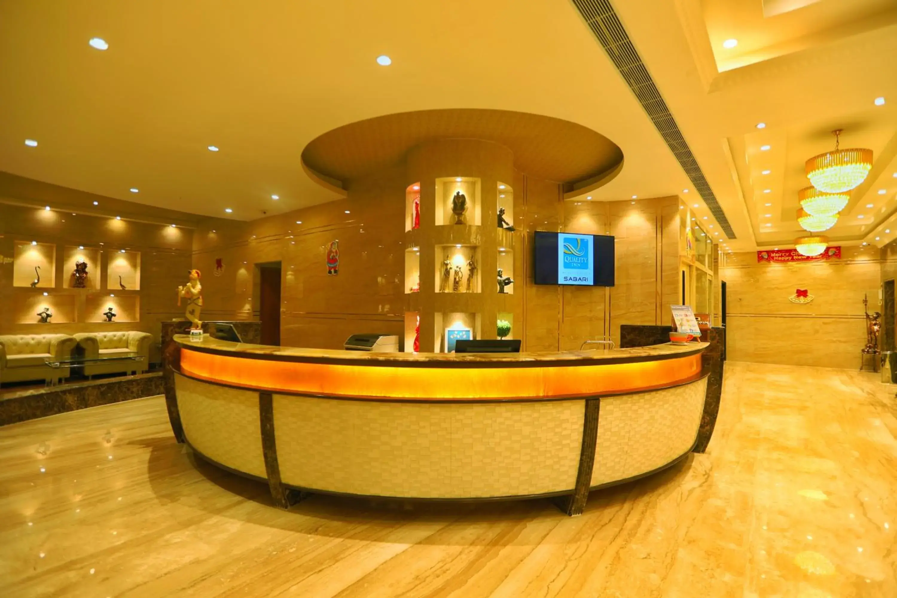 Lobby or reception in Quality Inn Sabari Lobby or reception in Quality Inn Sabari
