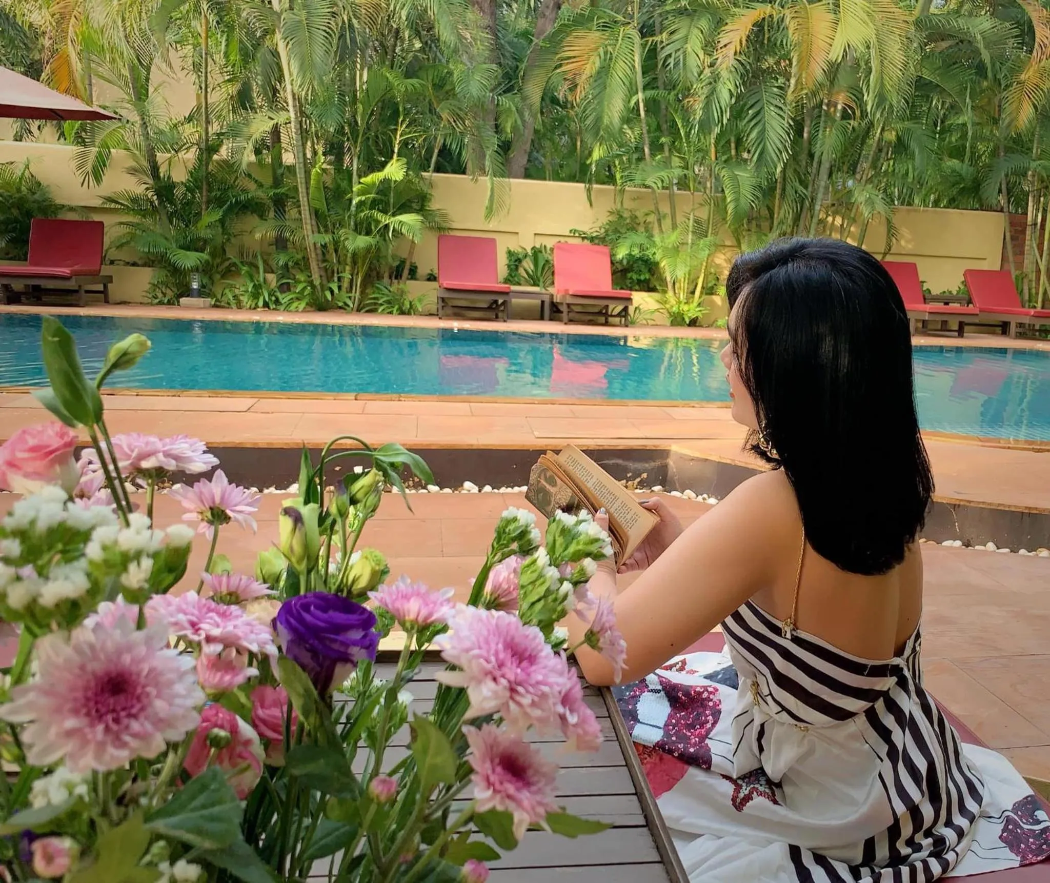 Seating area in Marirath Boutique Hotel