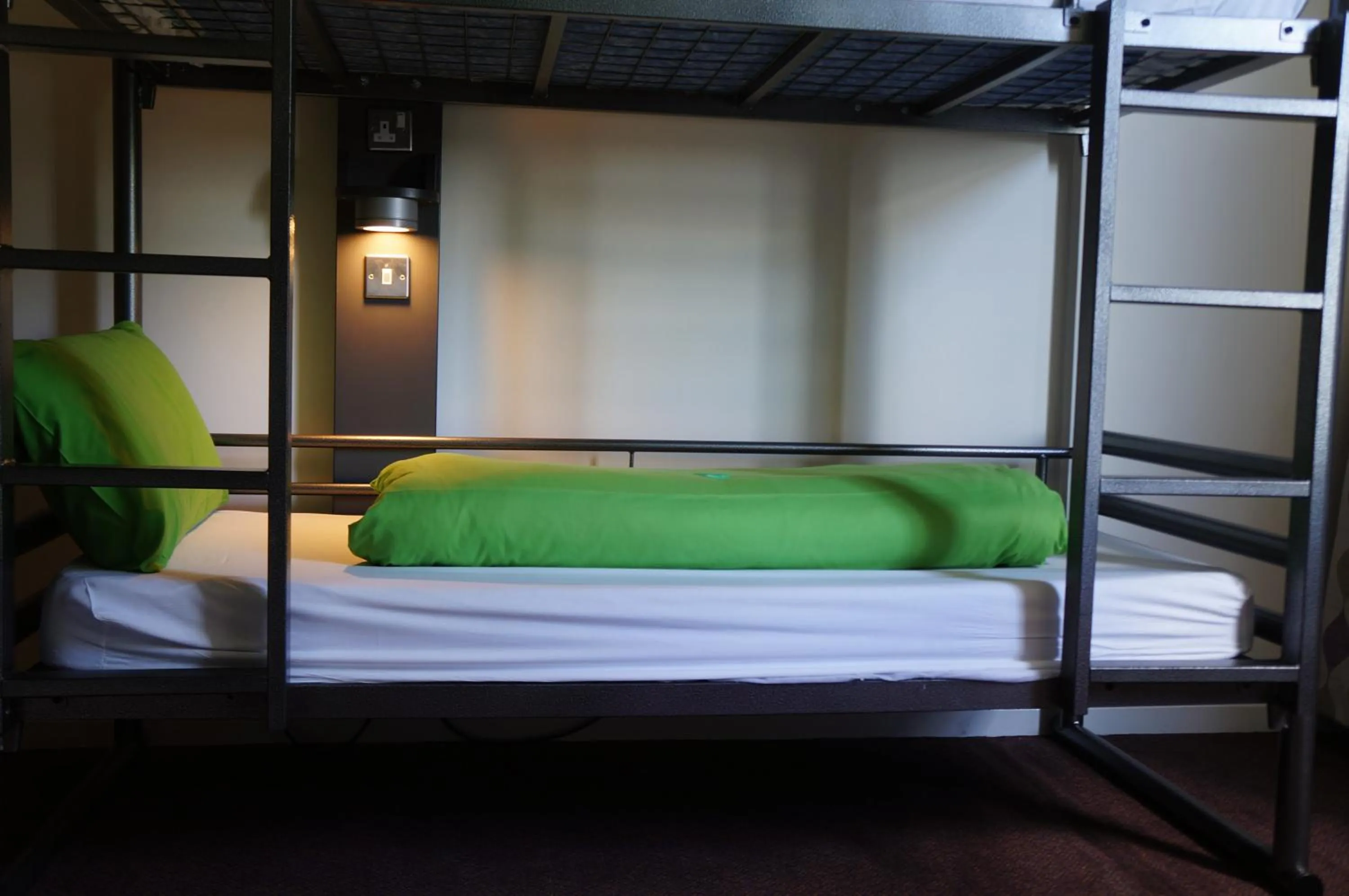 bunk bed in YHA Conwy