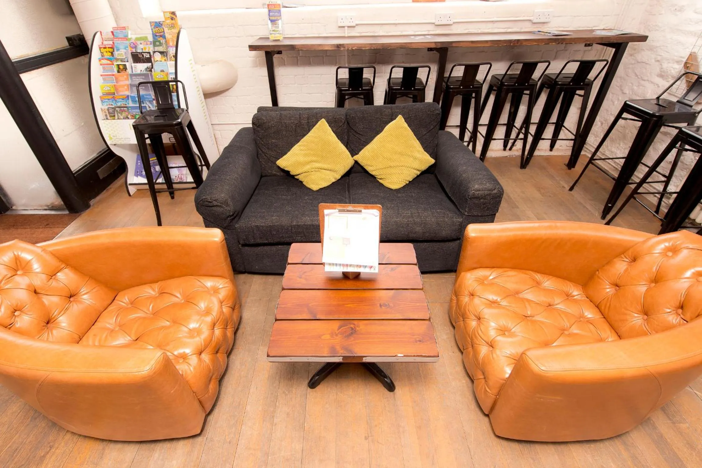 Lobby or reception in YHA Bristol