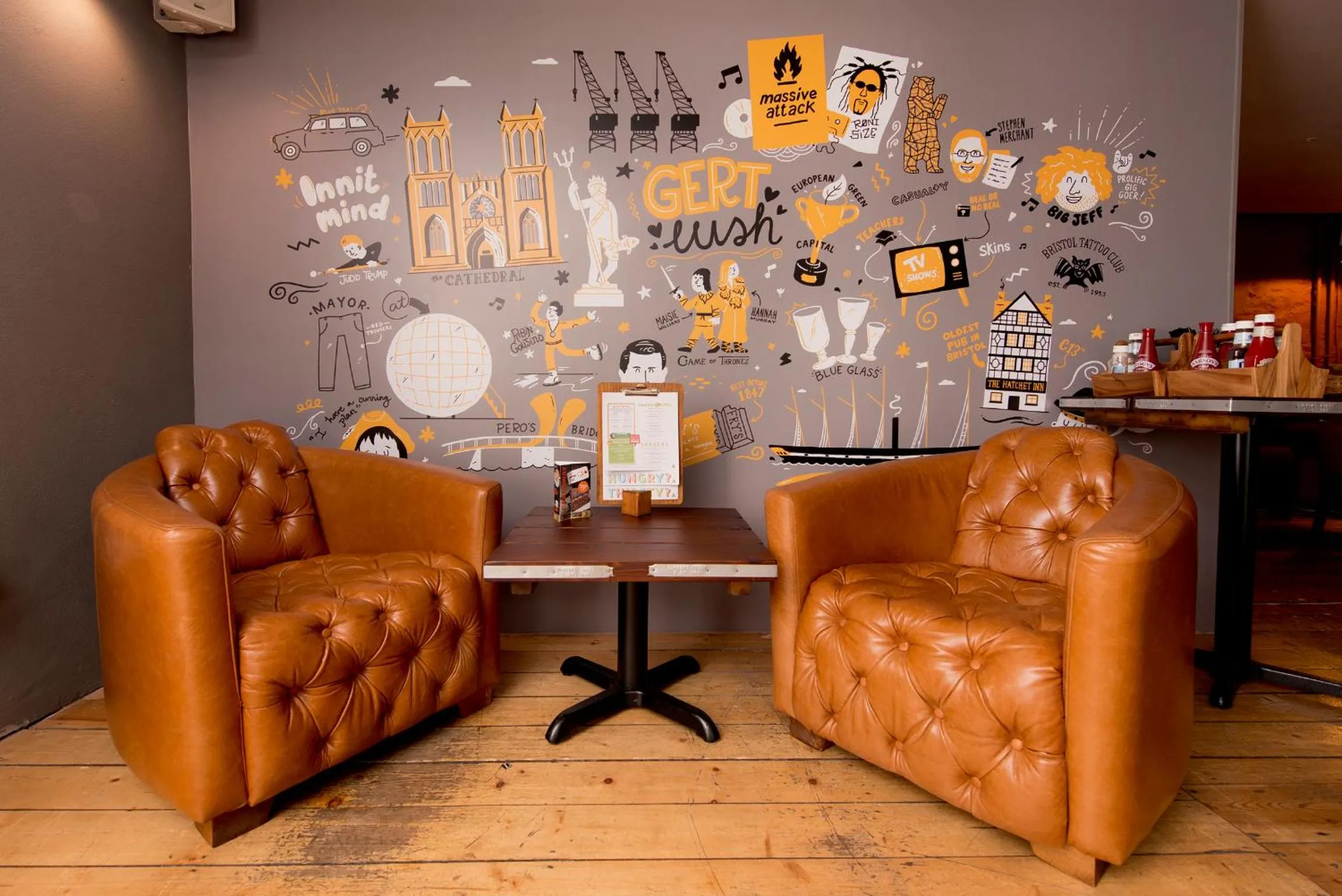 Lobby or reception in YHA Bristol