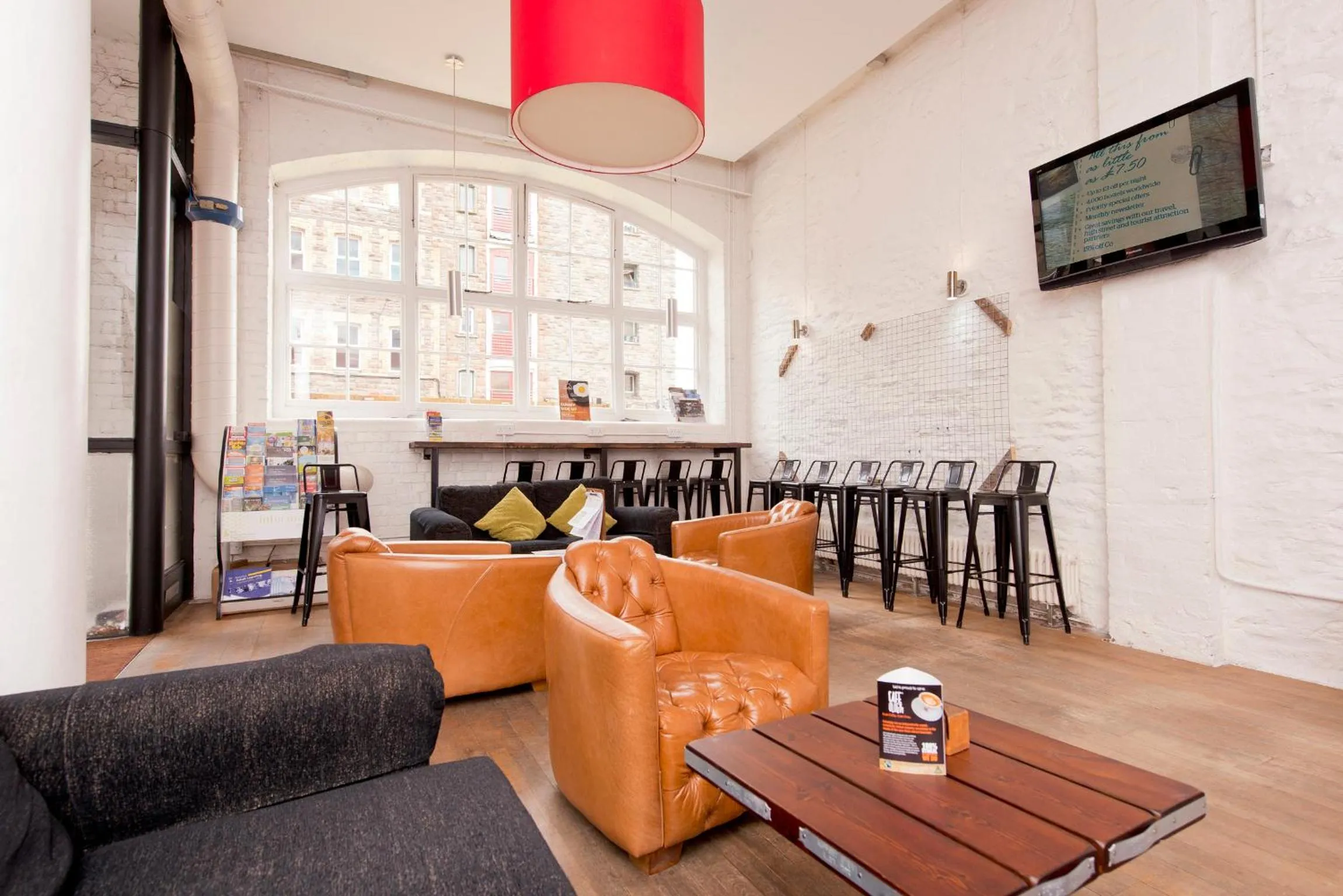 Lobby or reception in YHA Bristol