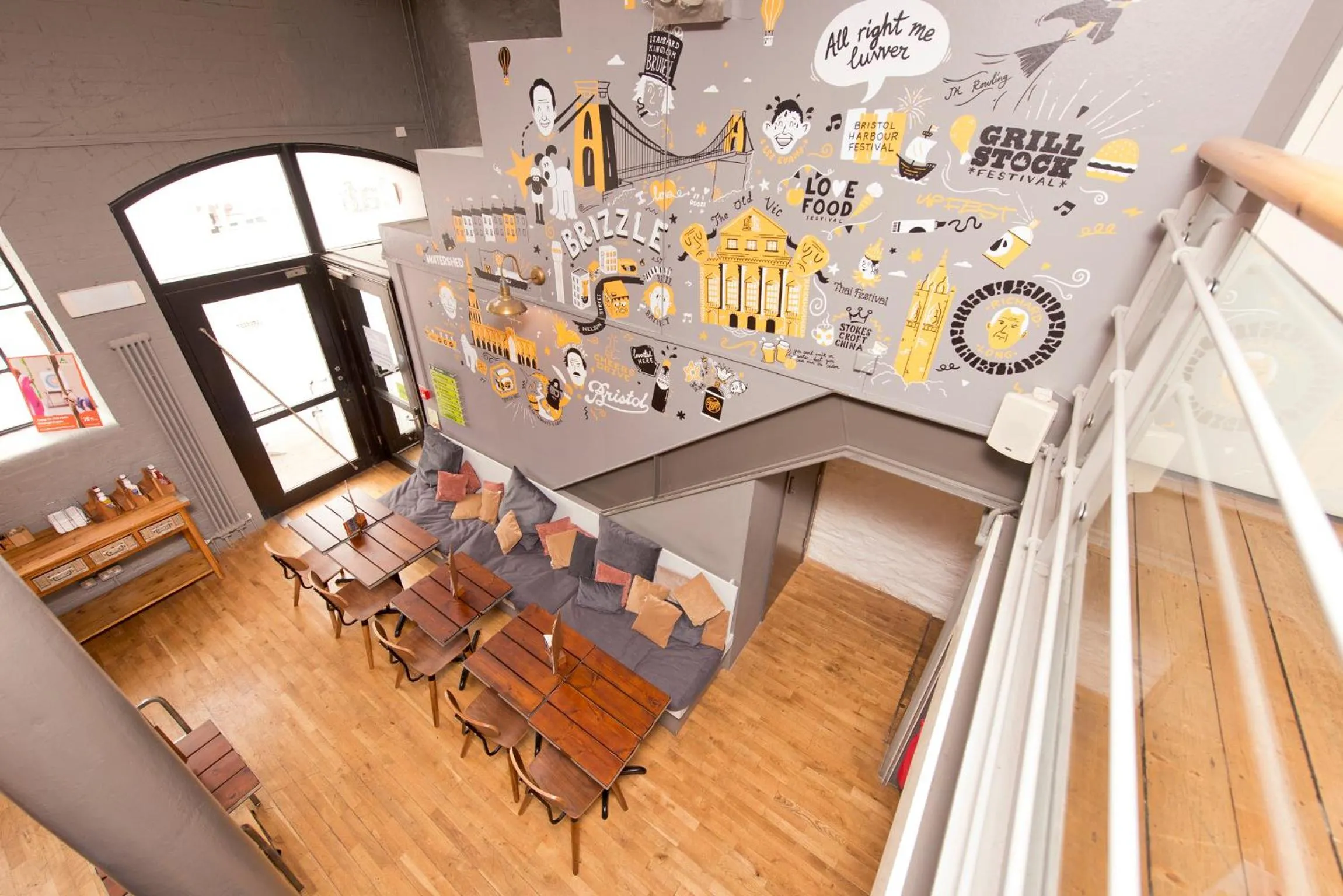 Decorative detail in YHA Bristol