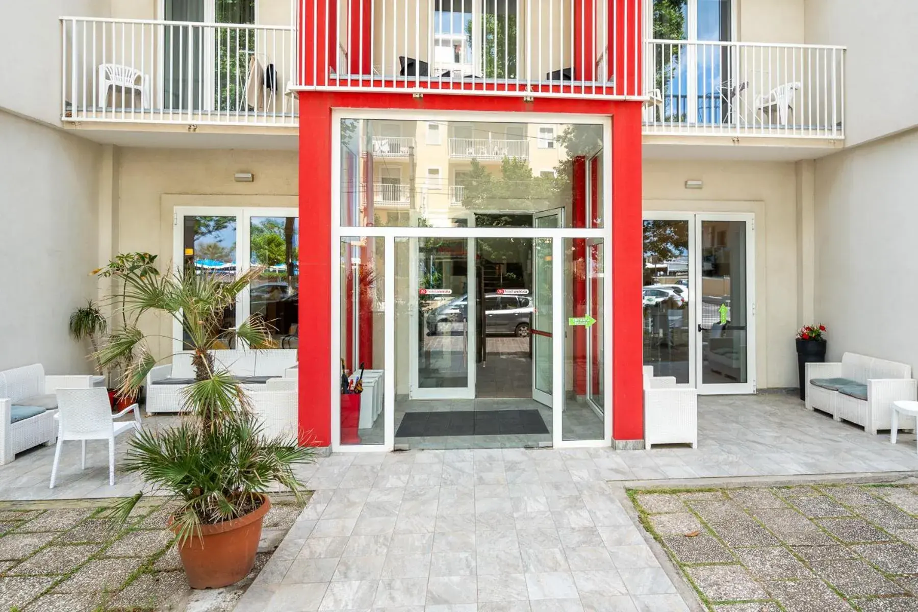 Property building in Hotel Amicizia Property building in Hotel Amicizia