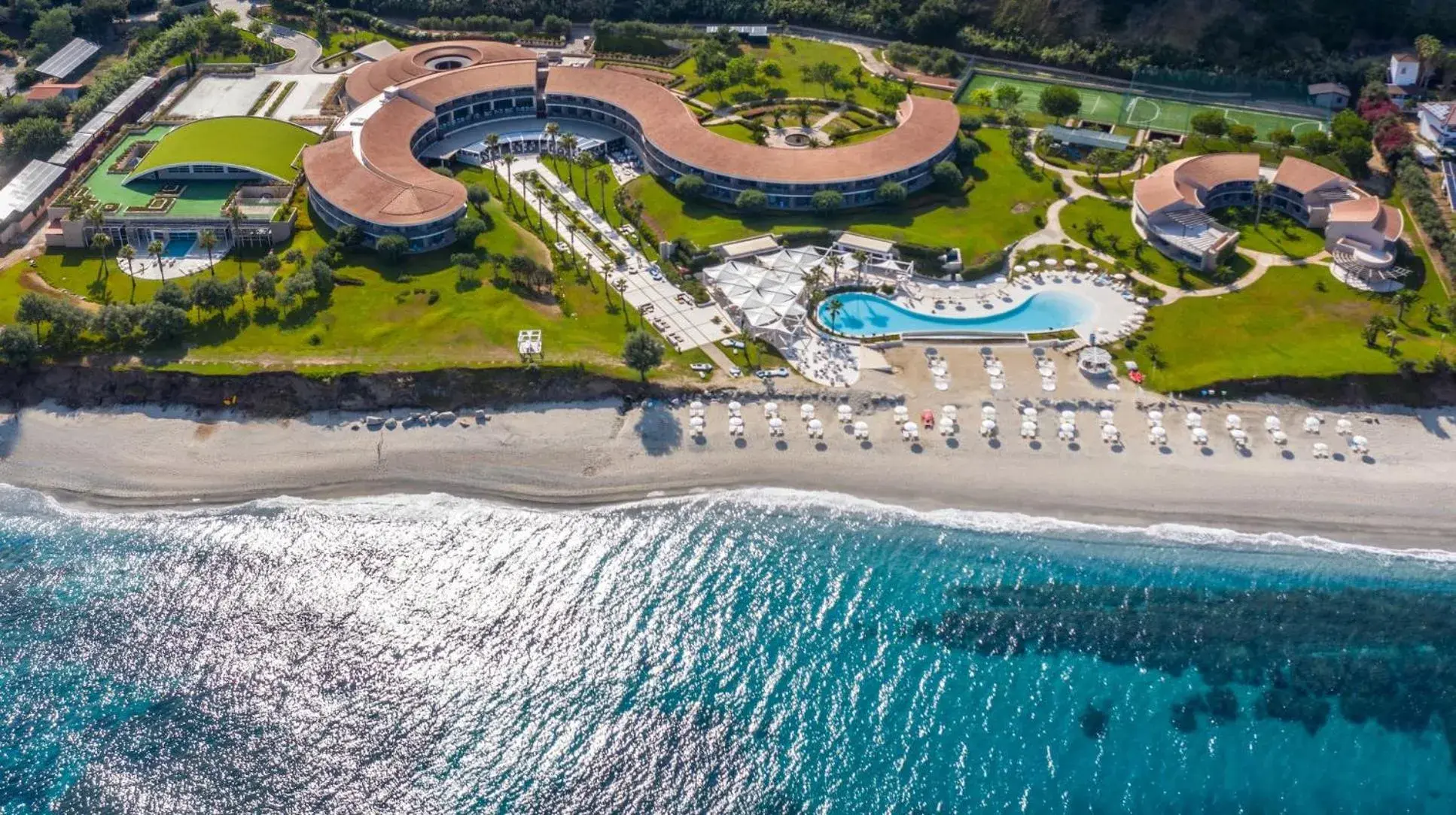 Sea view in Capovaticano Resort Thalasso Spa Sea view in Capovaticano Resort Thalasso Spa