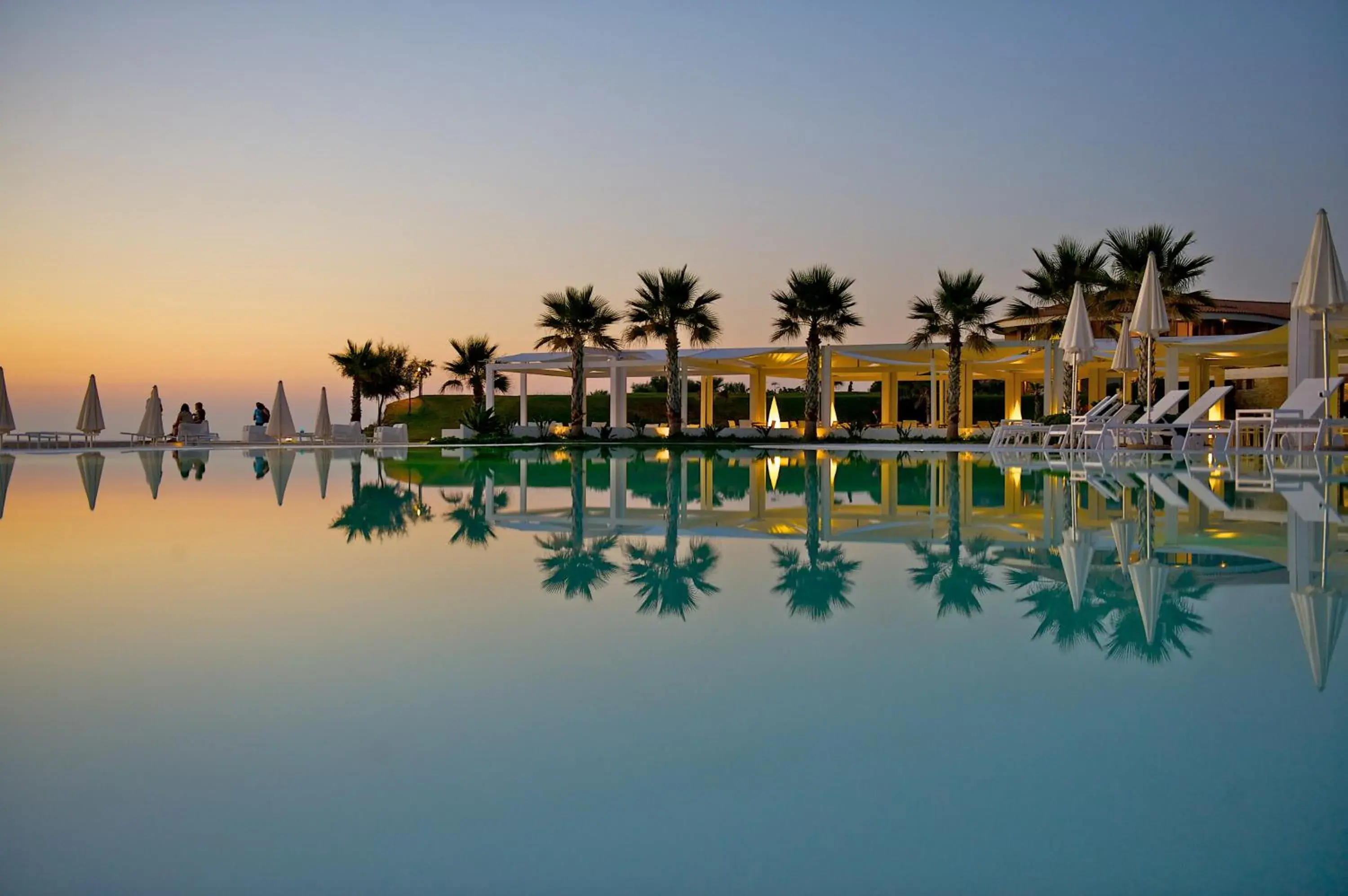 Swimming pool in Capovaticano Resort Thalasso Spa Swimming pool in Capovaticano Resort Thalasso Spa