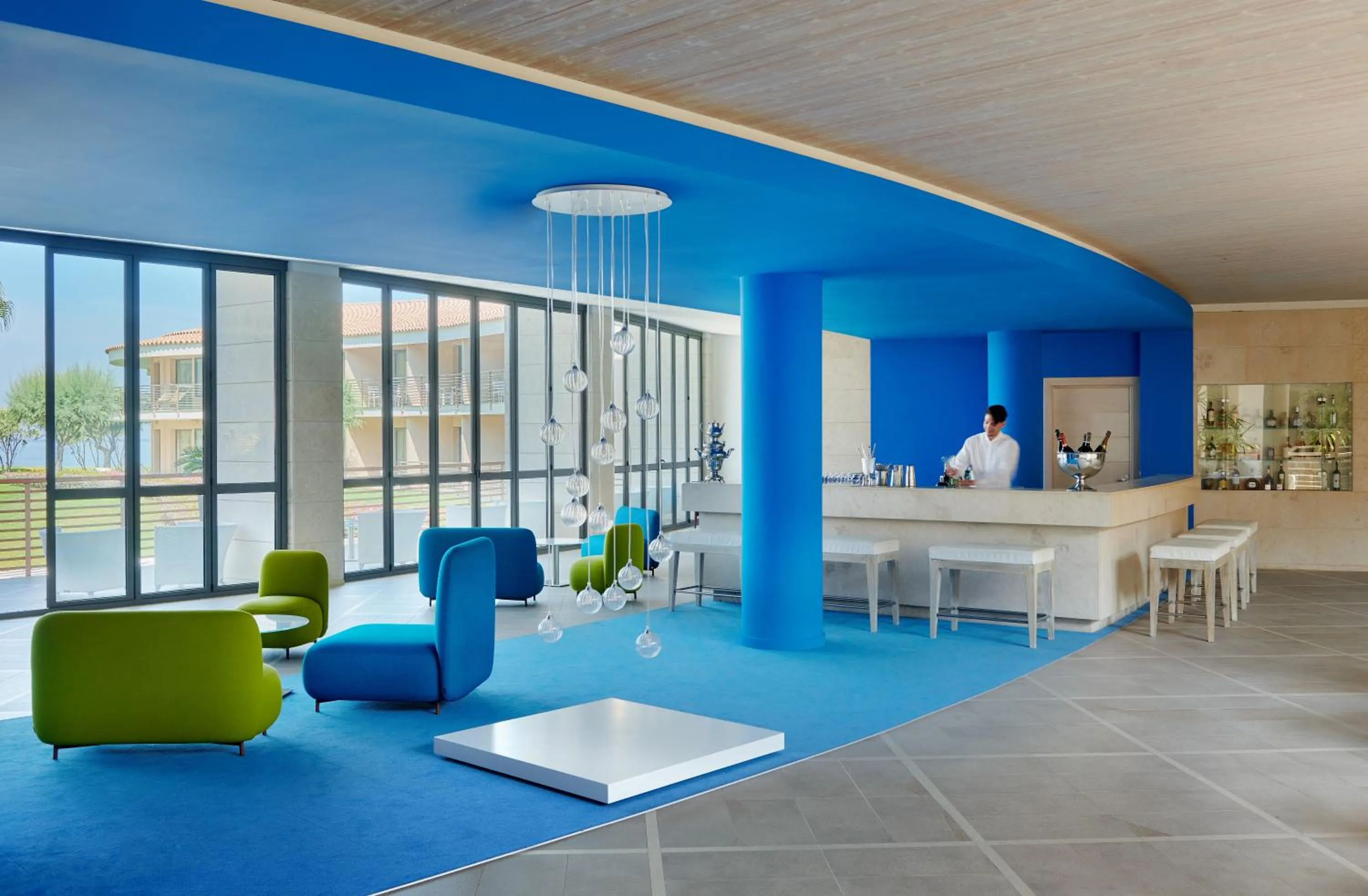 Lounge or bar in Capovaticano Resort Thalasso Spa