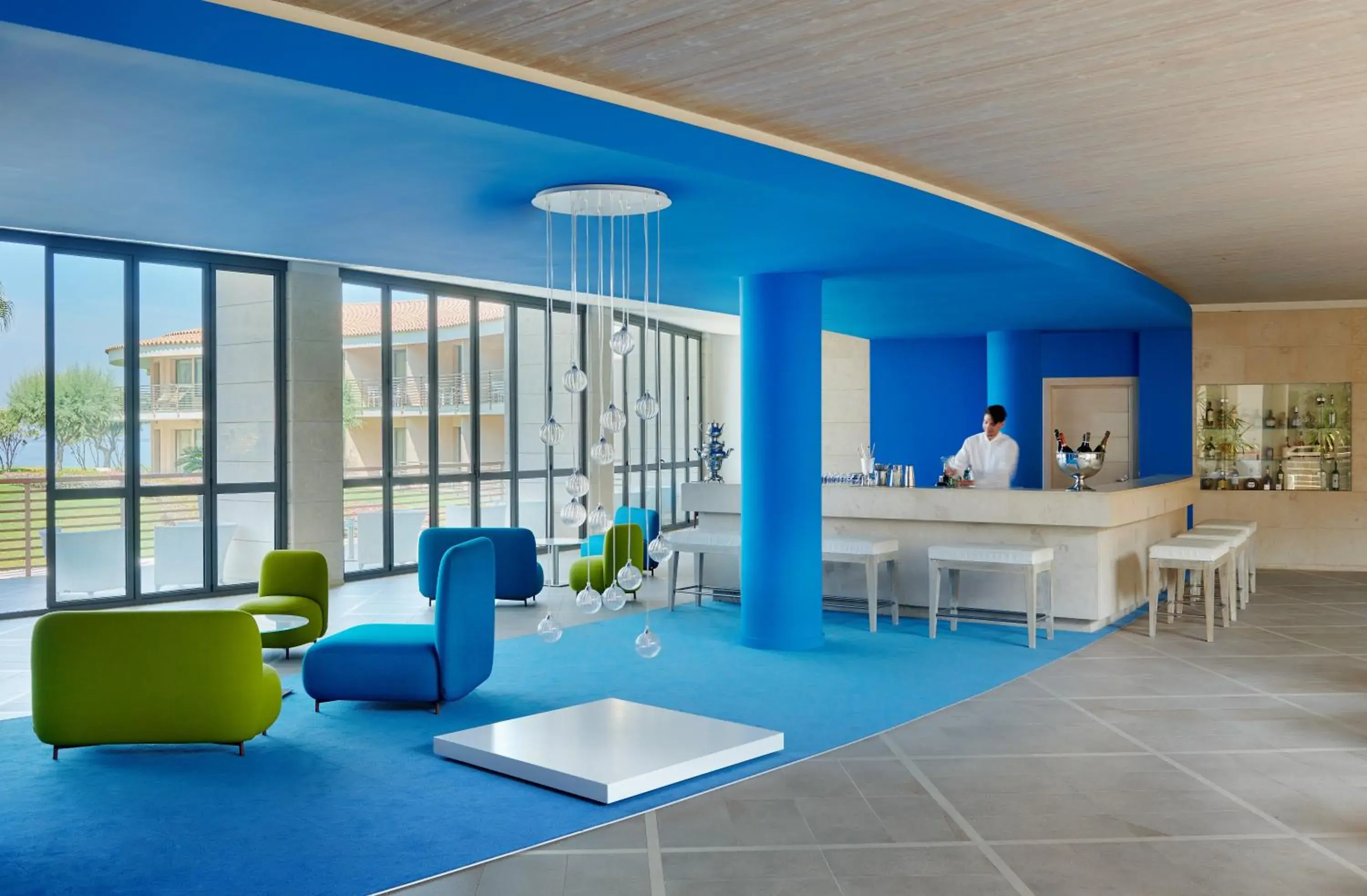 Lounge or bar in Capovaticano Resort Thalasso Spa Lounge or bar in Capovaticano Resort Thalasso Spa