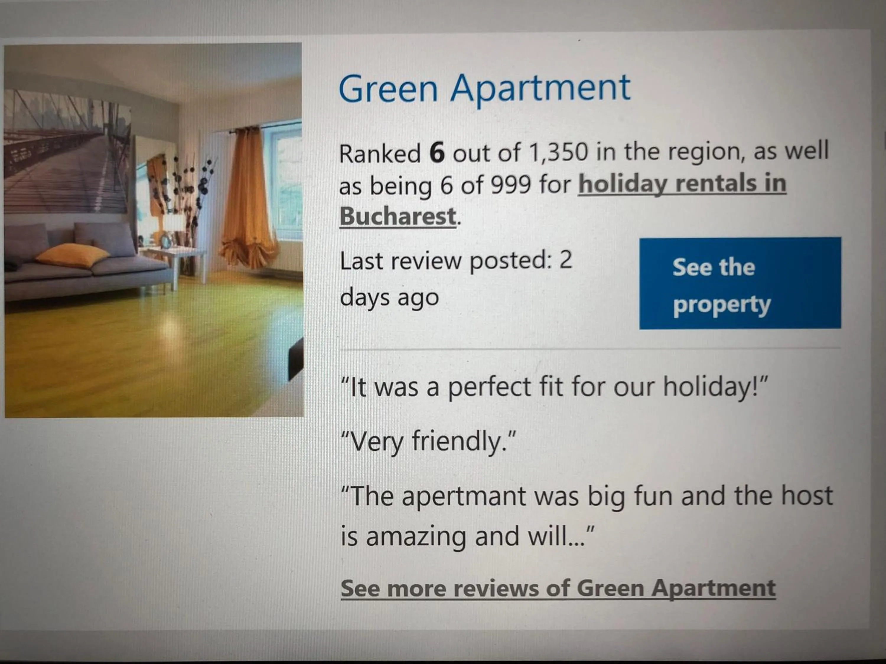 Green Apartment 4-26 Mircea Voda