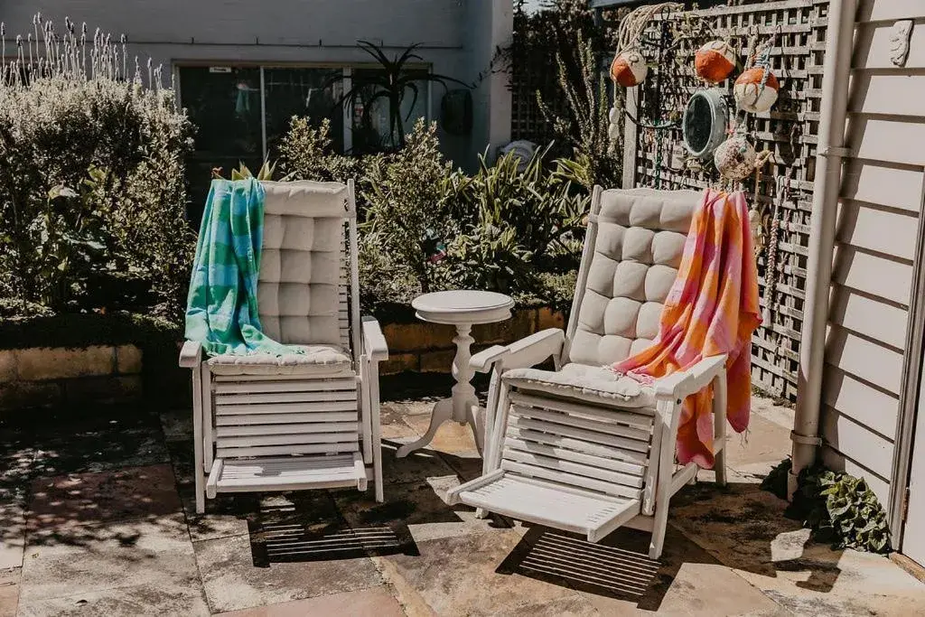 Garden in Edge17 Waterfront Apartment, plus Cottage with Garden View - Port Fairy Garden in Edge17 Waterfront Apartment, plus Cottage with Garden View - Port Fairy