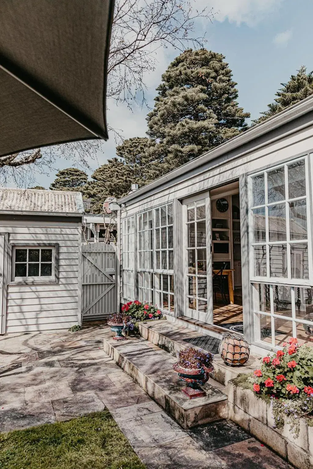 Property building in Edge17 Waterfront Apartment, plus Cottage with Garden View - Port Fairy Property building in Edge17 Waterfront Apartment, plus Cottage with Garden View - Port Fairy