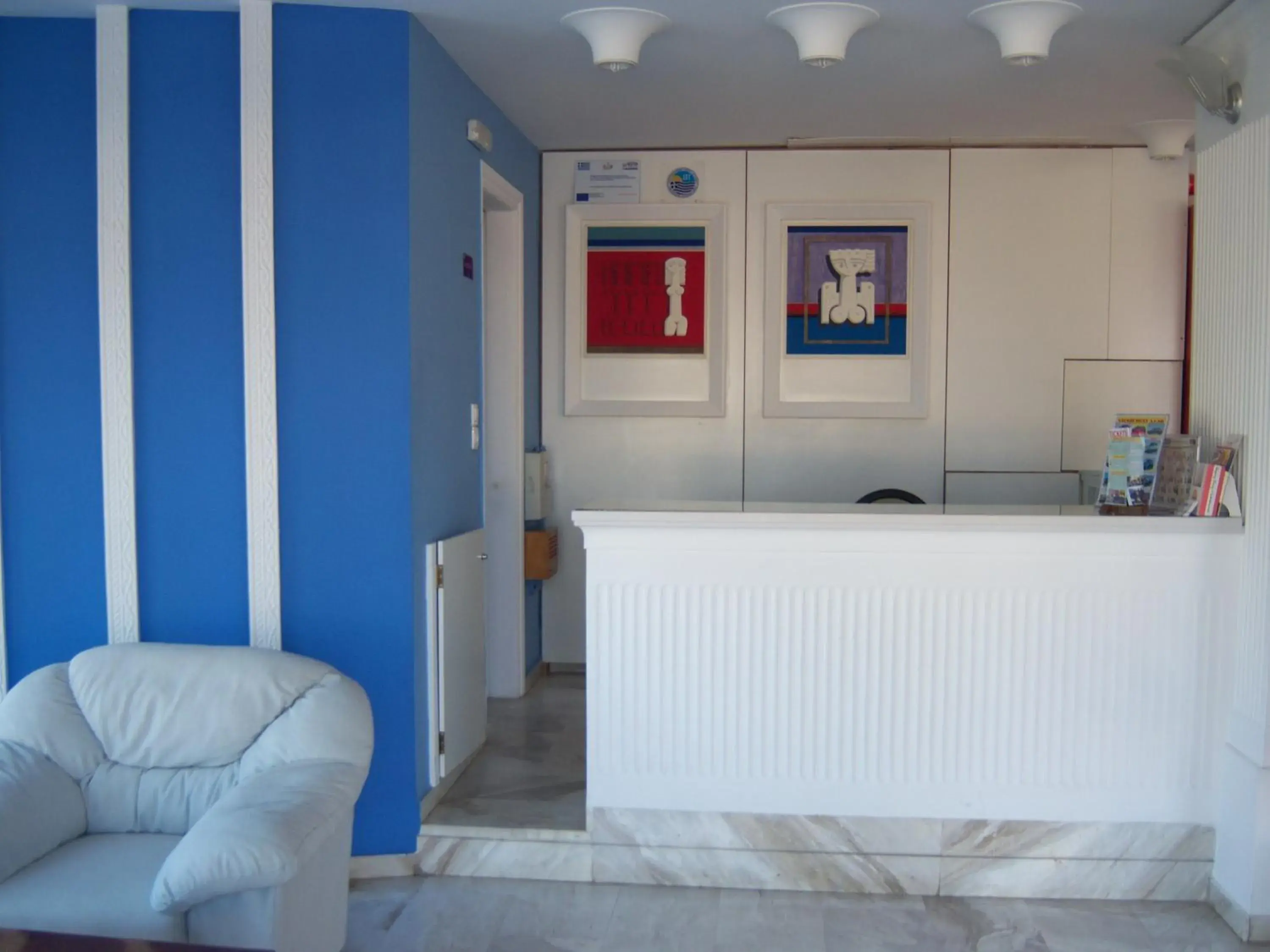 Lobby or reception in Kos Bay Hotel Lobby or reception in Kos Bay Hotel