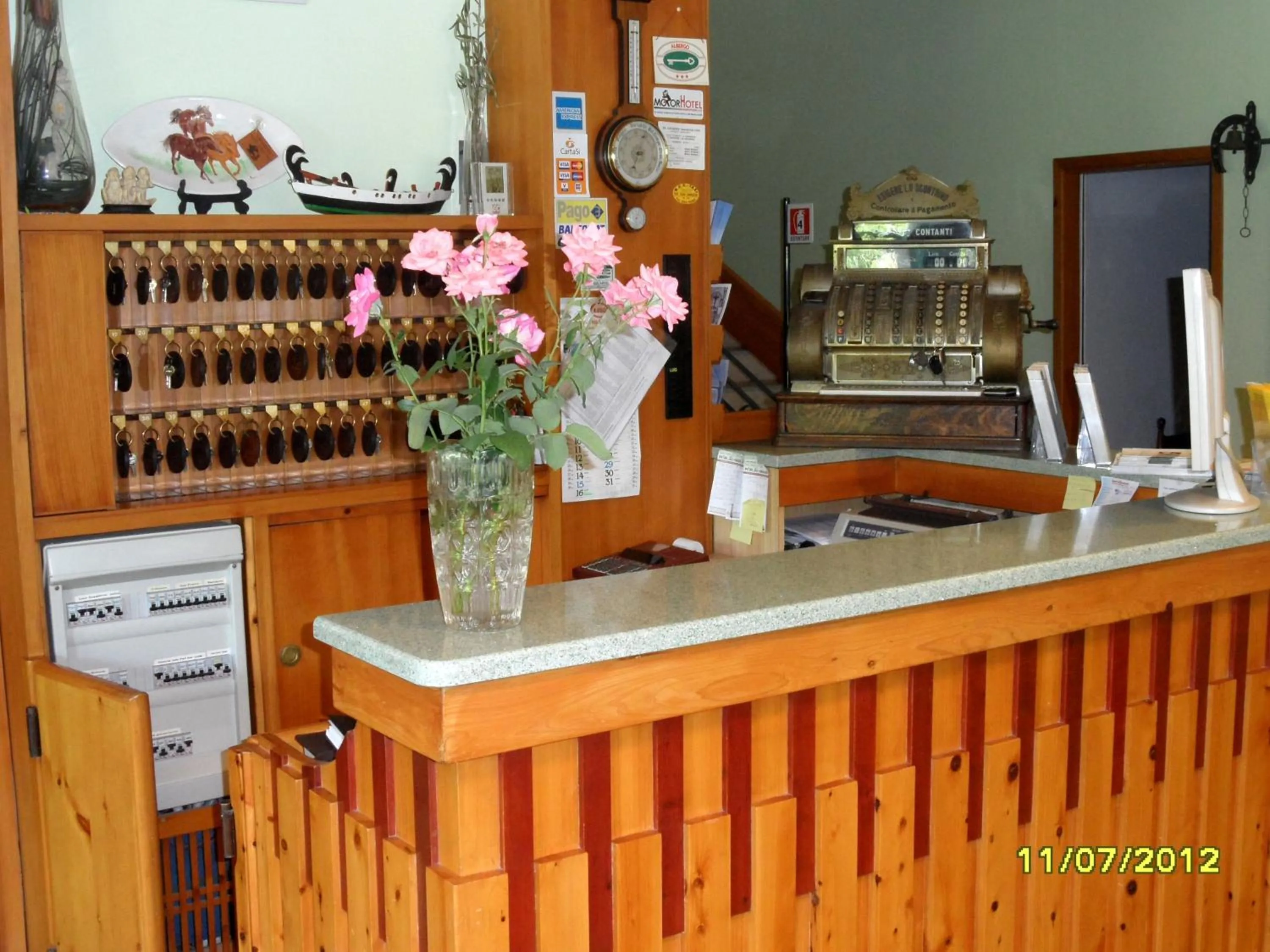 Lobby or reception in Hotel Prati