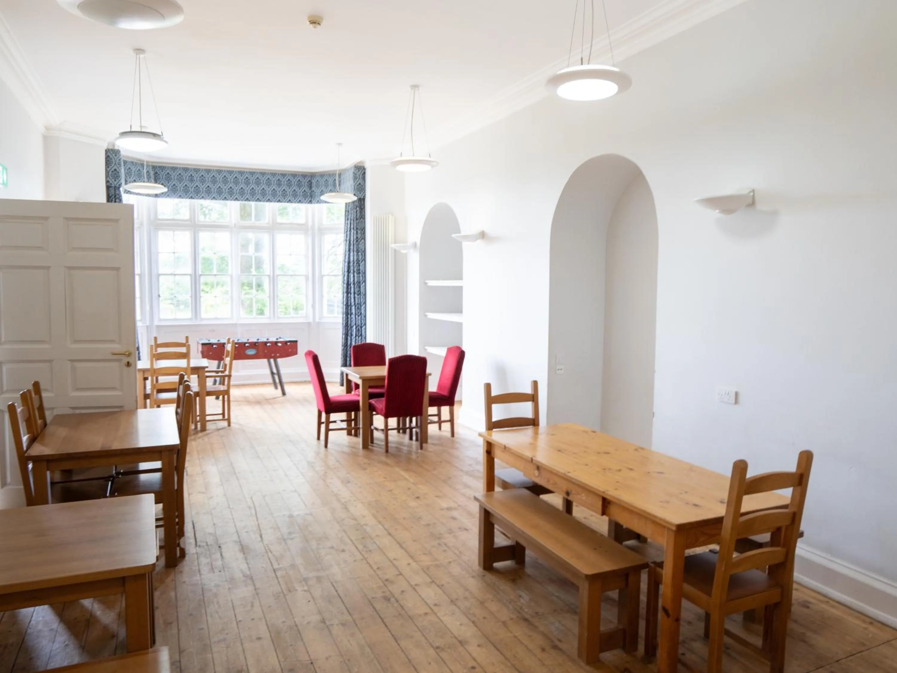 Seating area in YHA Whitby