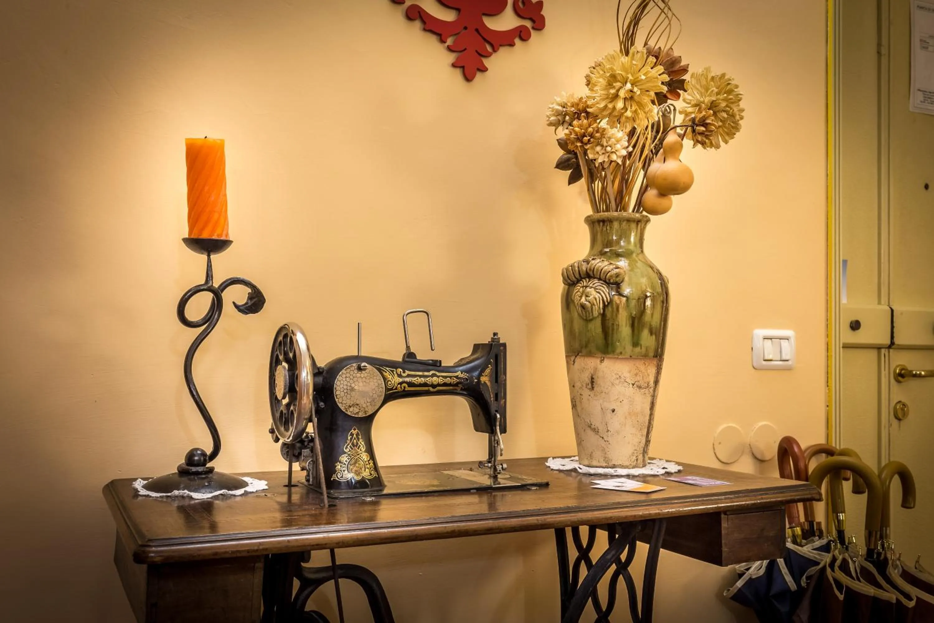 Decorative detail in B&B Antiche Armonie