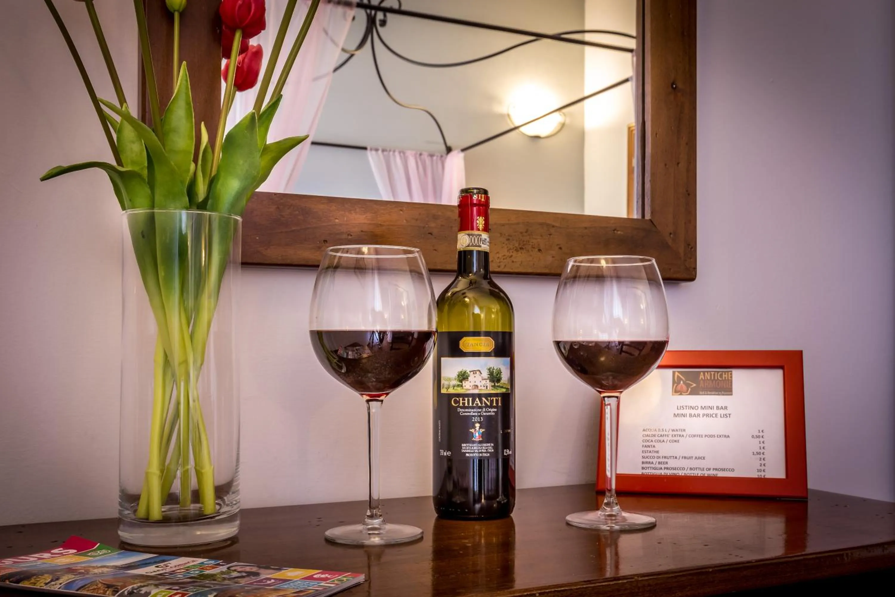 Alcoholic drinks in B&B Antiche Armonie