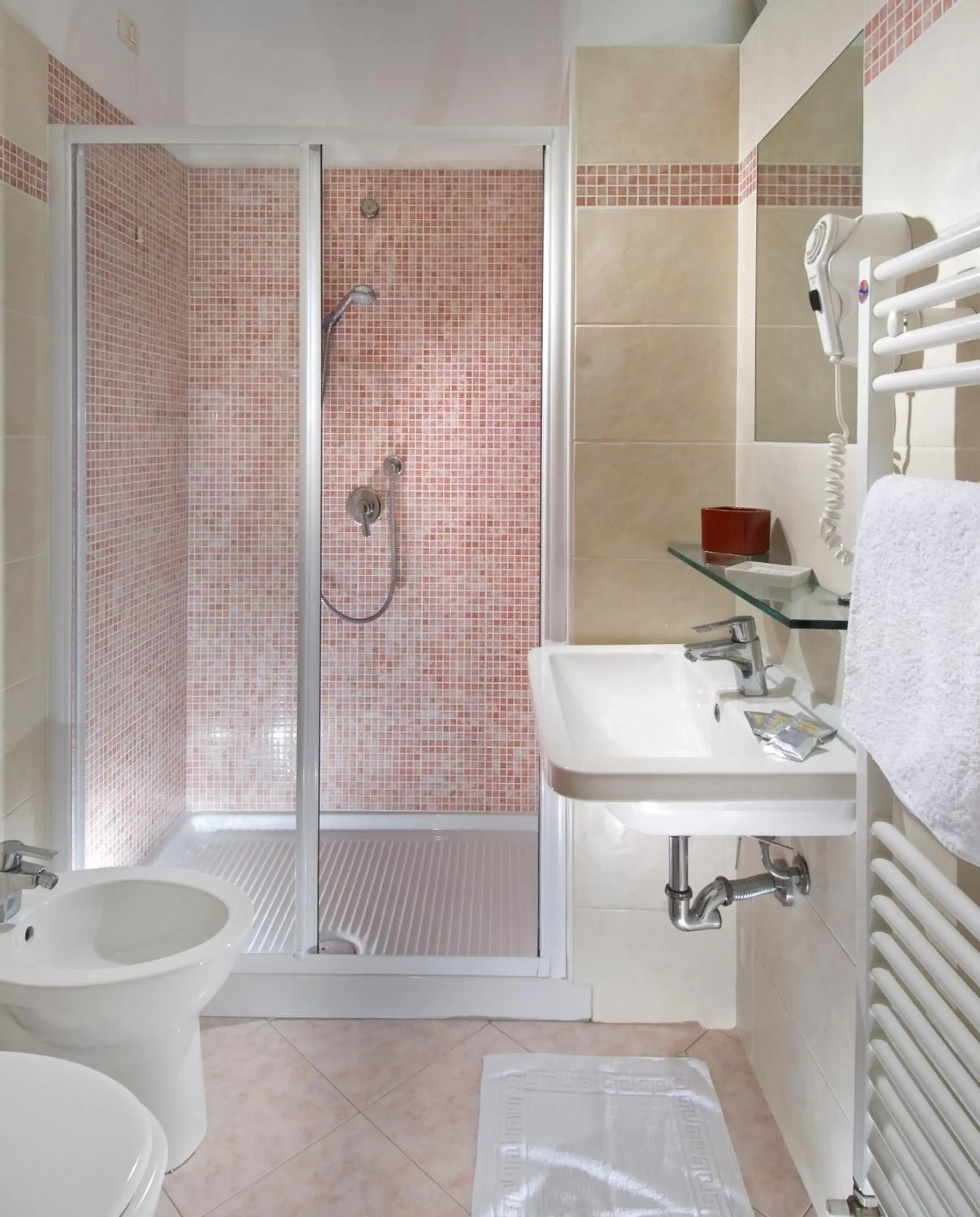 Shower, Bathroom in Hotel Locanda Rosy