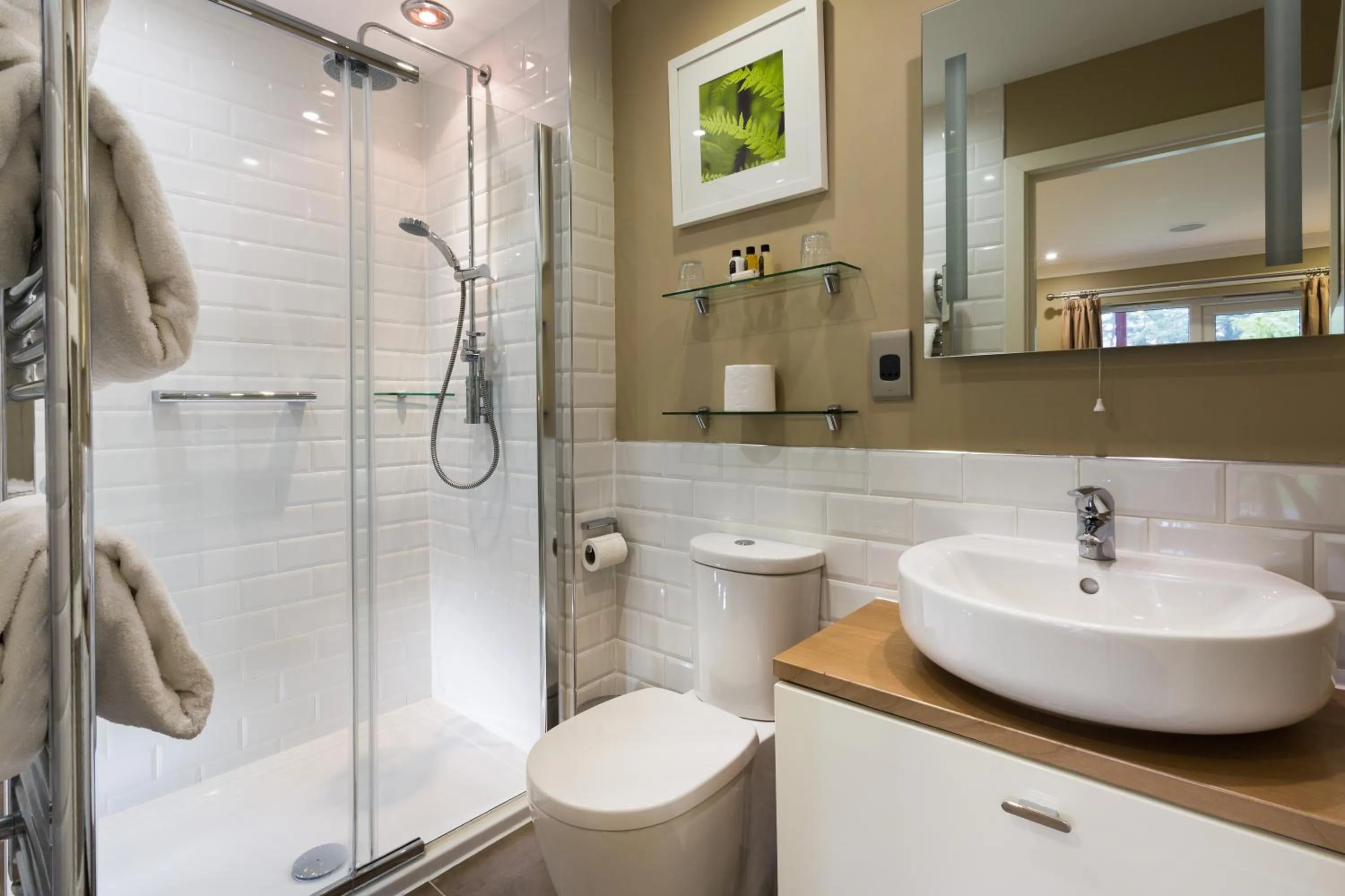 Shower in Auchrannie Resort