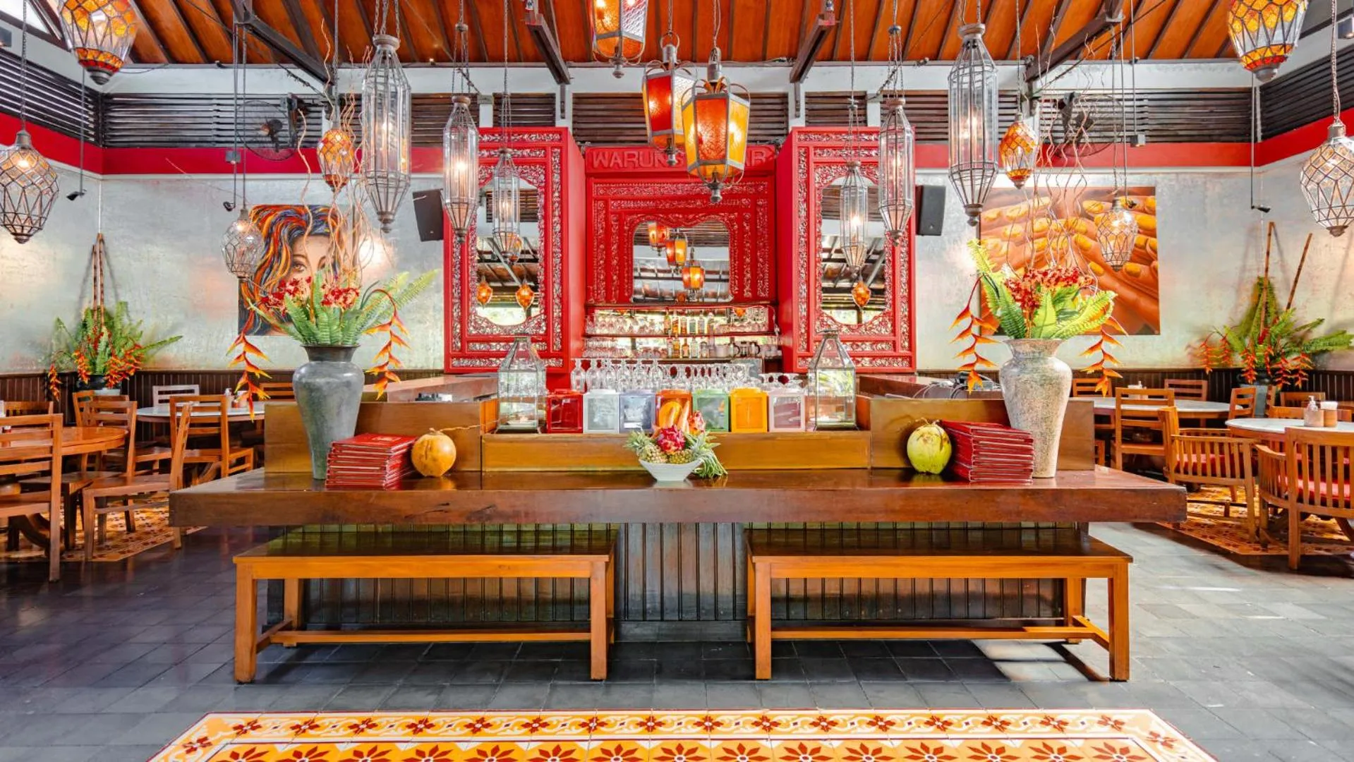 Restaurant/places to eat in Bali Garden Beach Resort