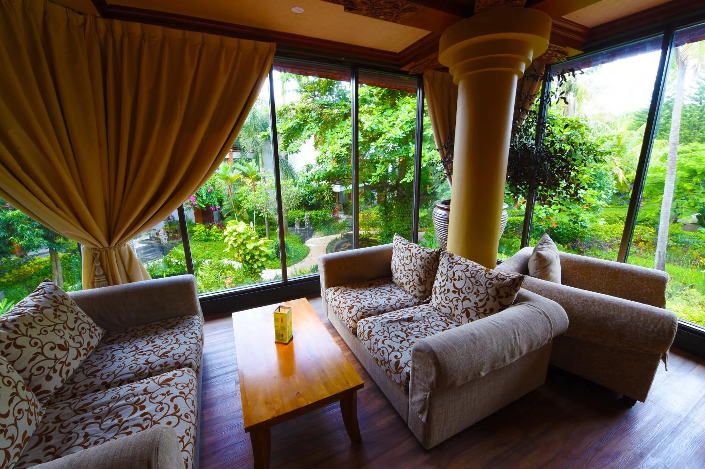 Seating area in Bali Garden Beach Resort