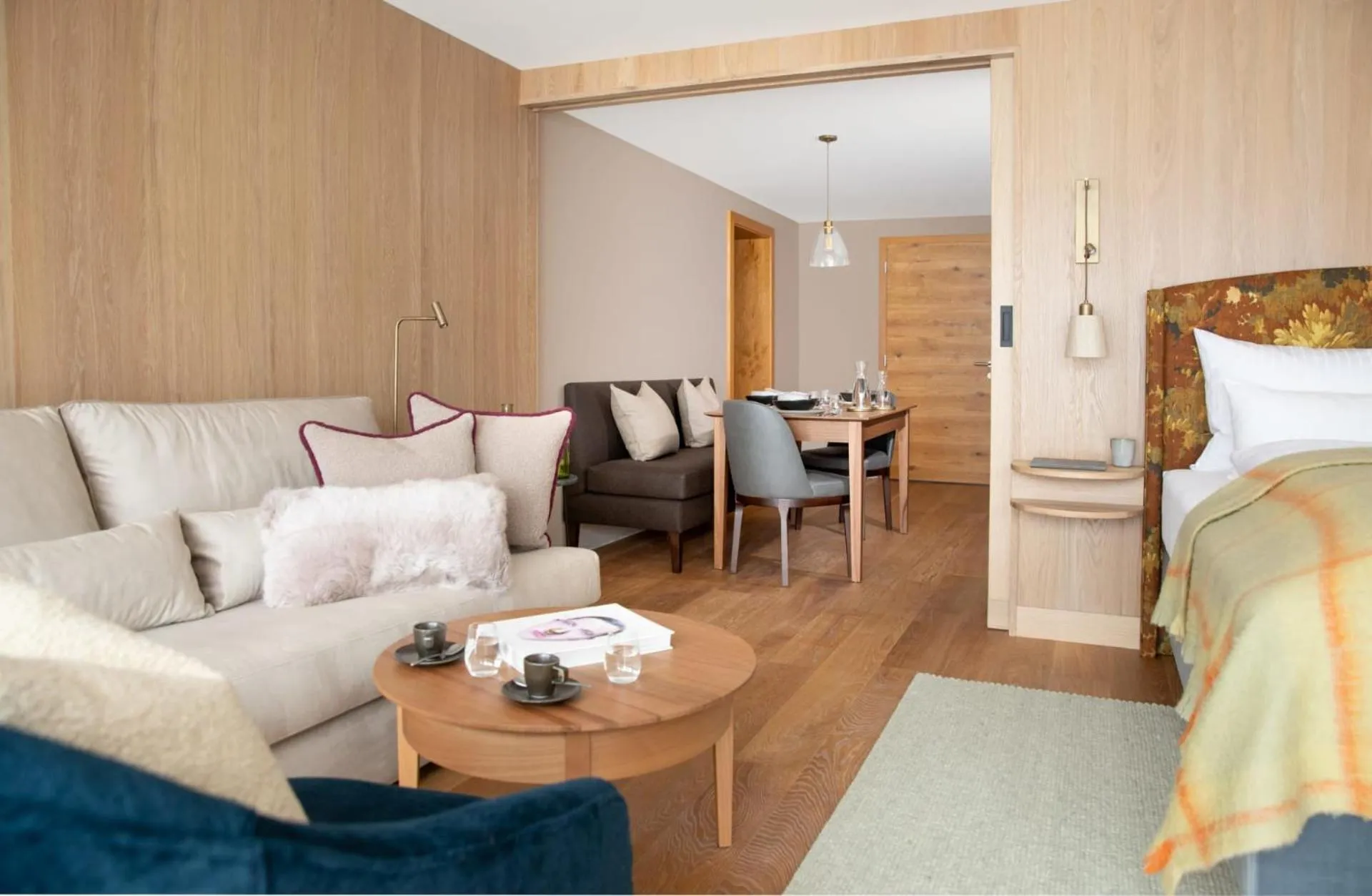 Bed in Hotel Schranz - Ski In & Ski Out