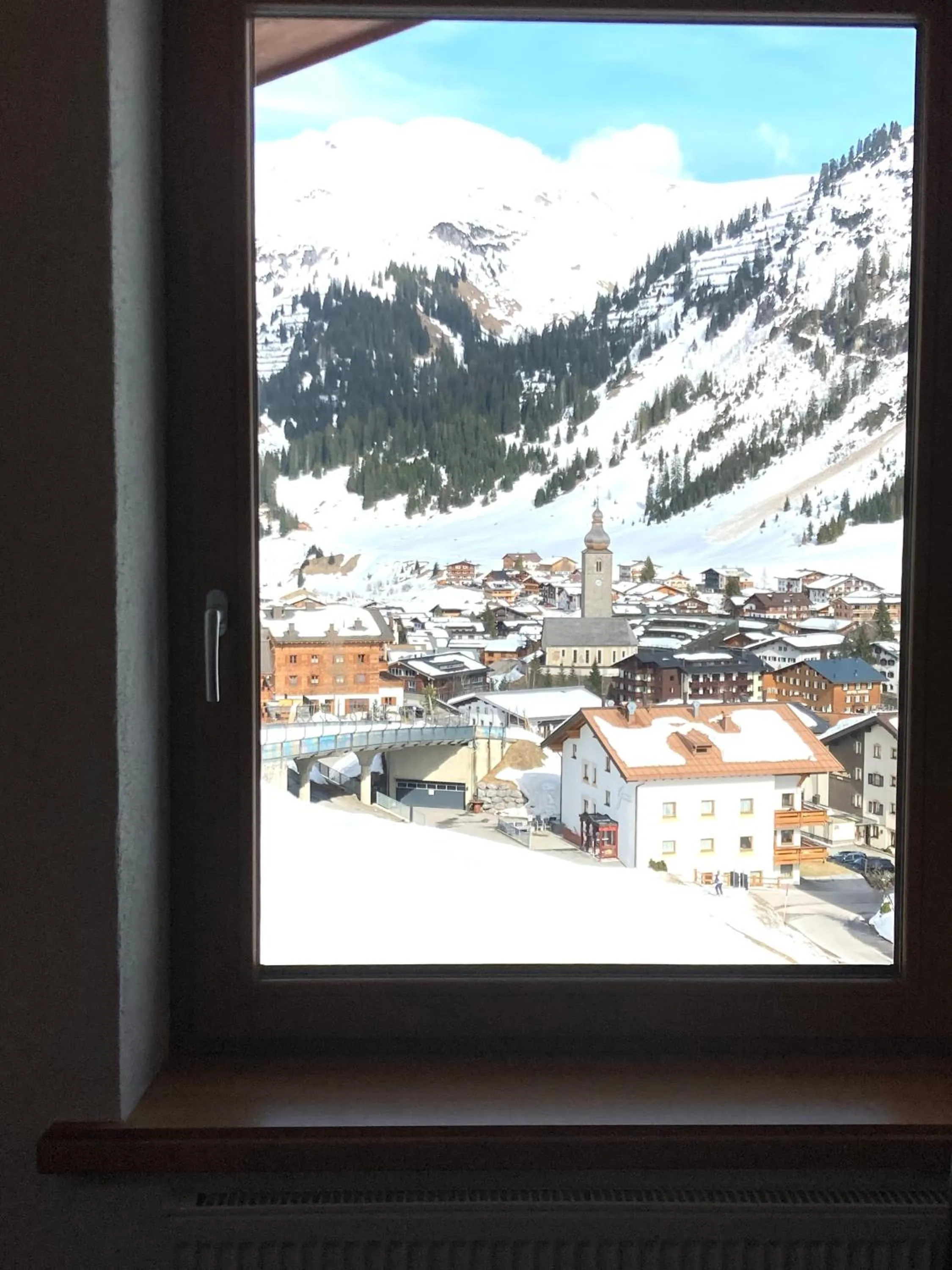Mountain view in Hotel Schranz - Ski In & Ski Out