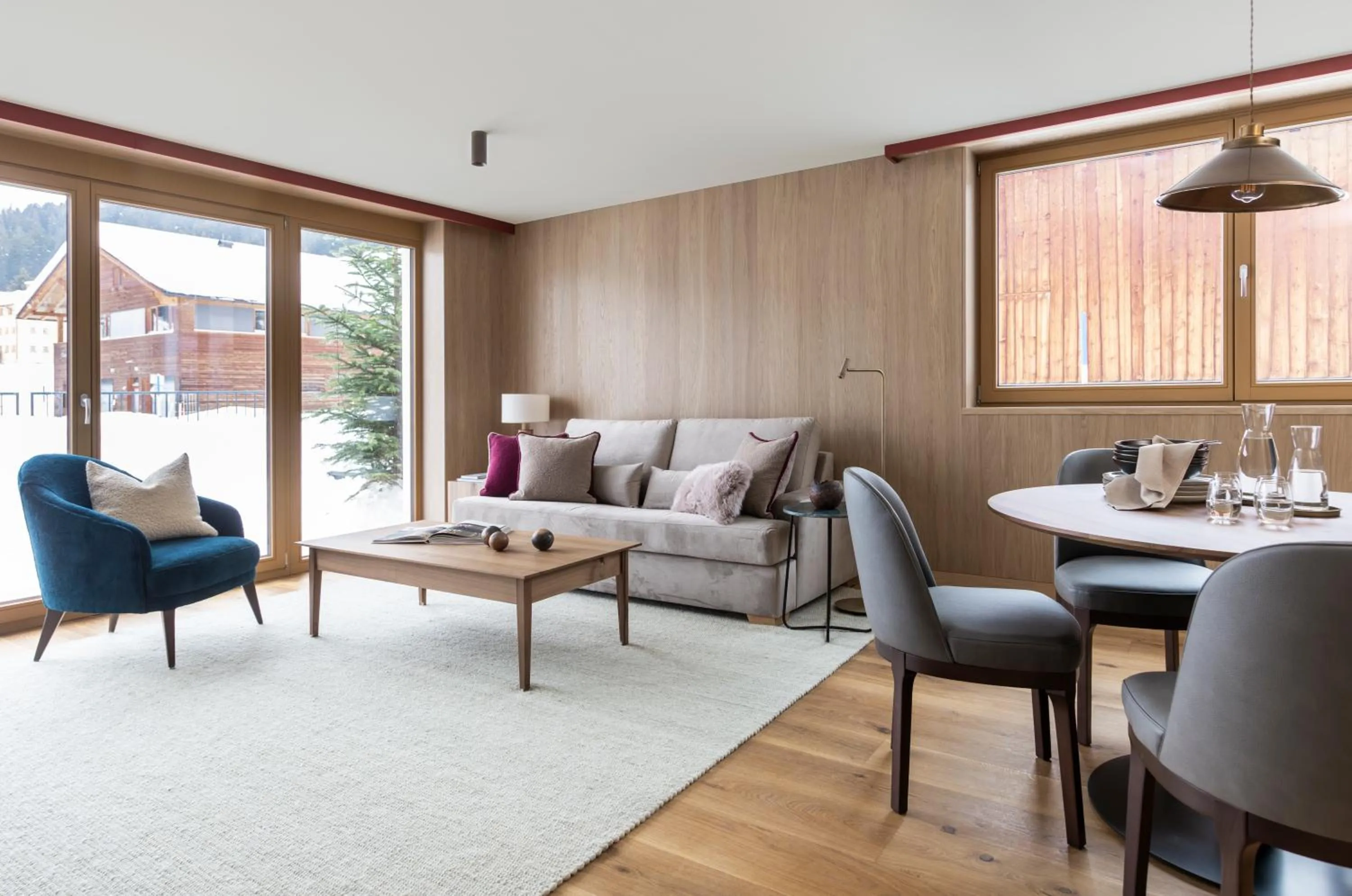 Living room in Hotel Schranz - Ski In & Ski Out