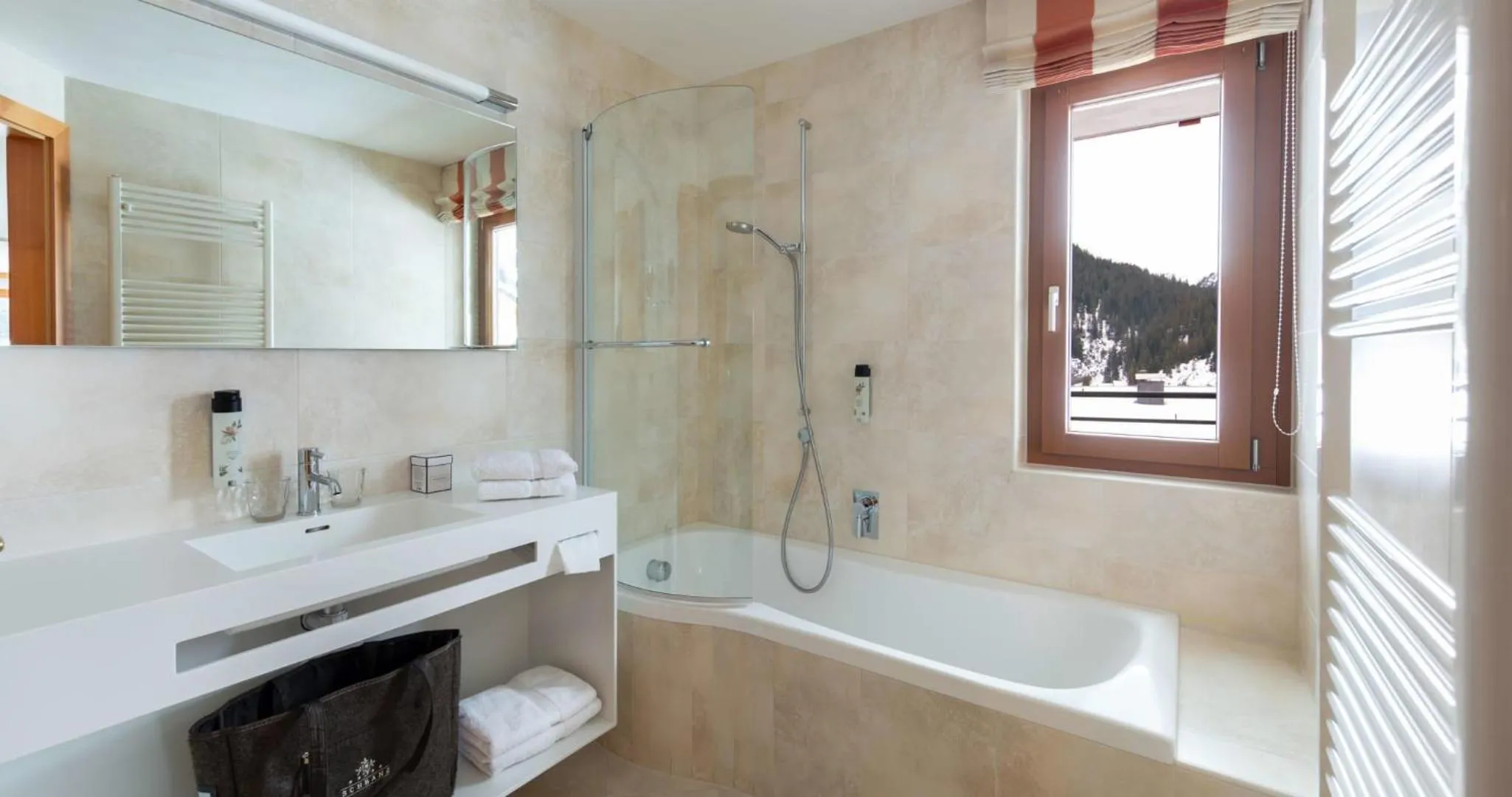 Bathroom in Hotel Schranz - Ski In & Ski Out