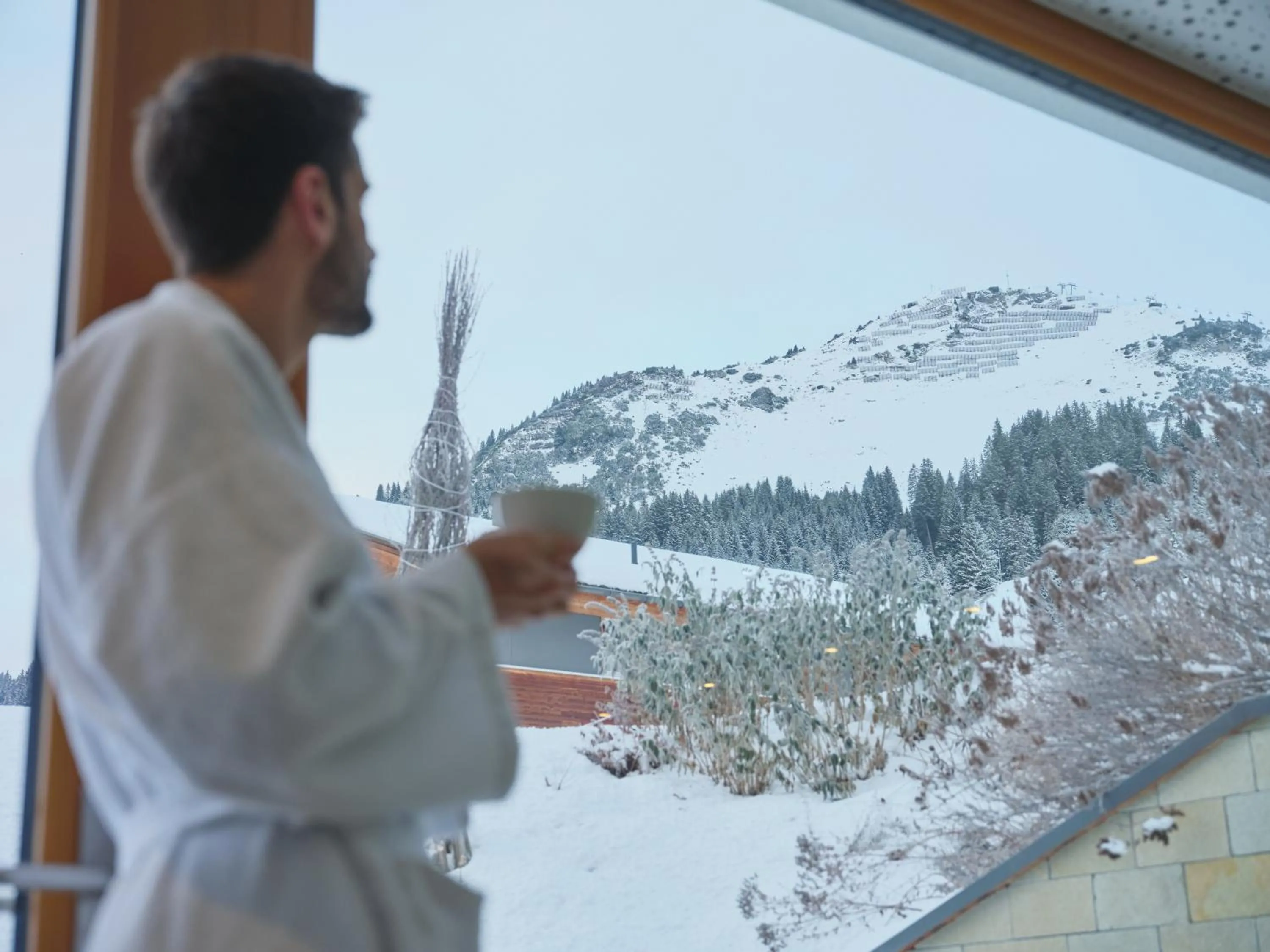 Mountain view in Hotel Schranz - Ski In & Ski Out