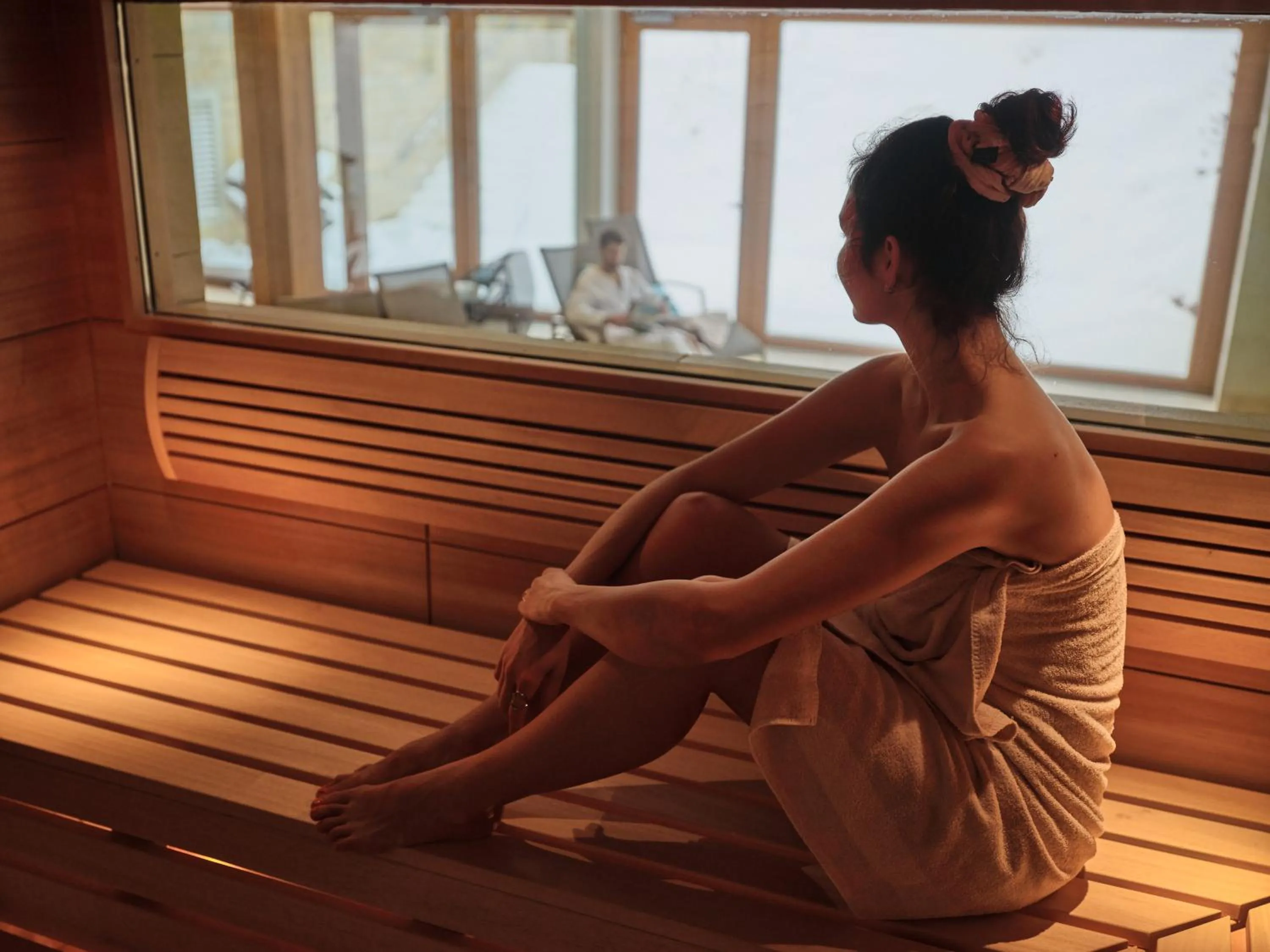 Sauna in Hotel Schranz - Ski In & Ski Out
