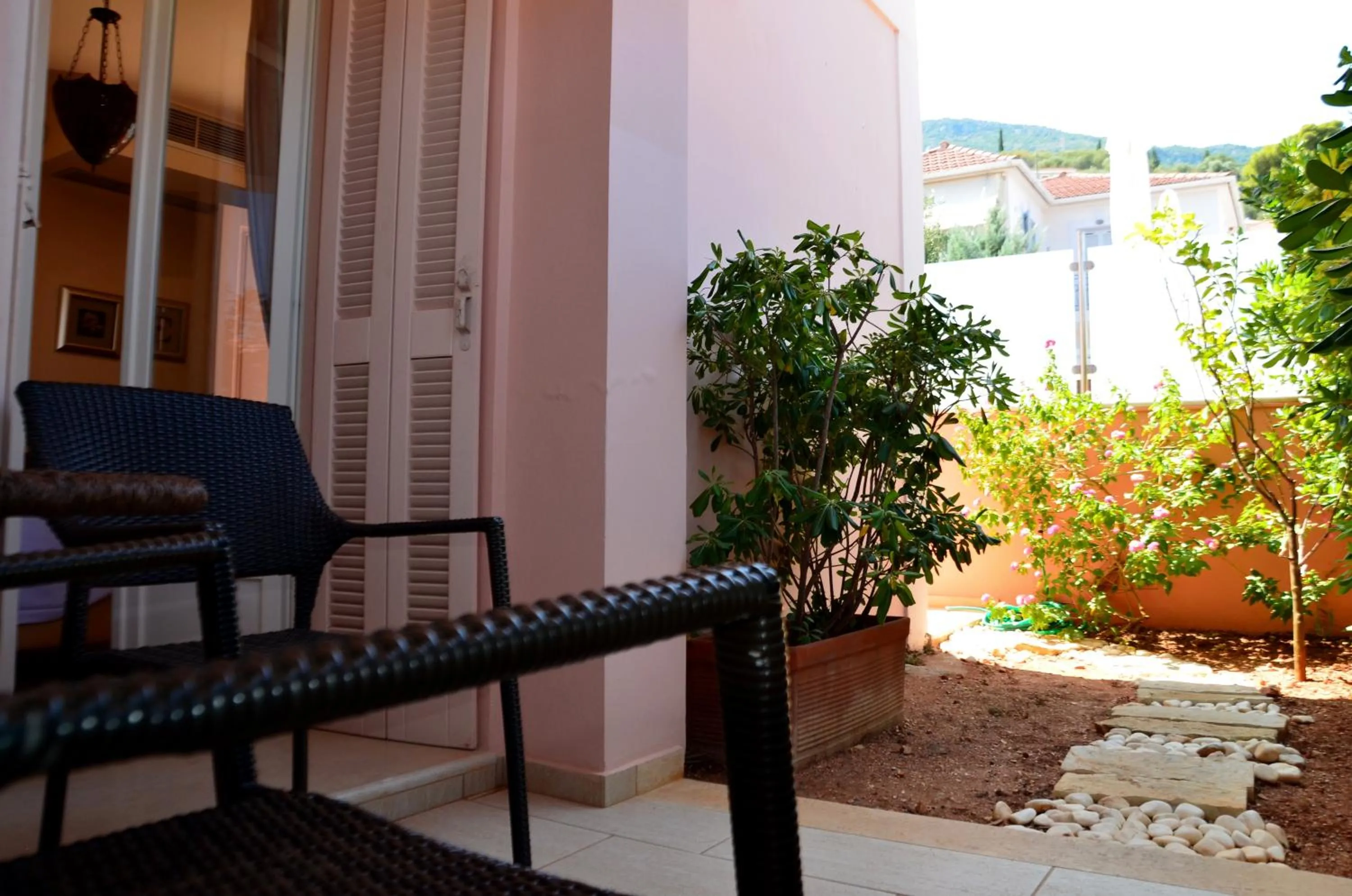 Patio in Korina Gallery Hotel