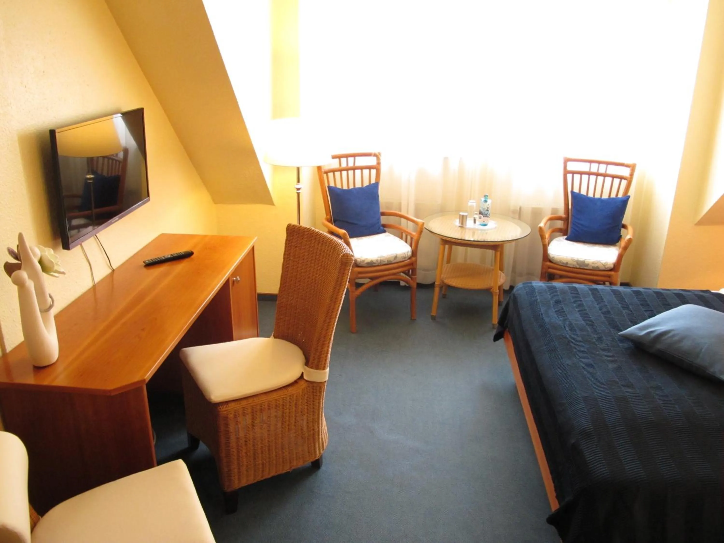 Bed in Burghotel Münzenberg