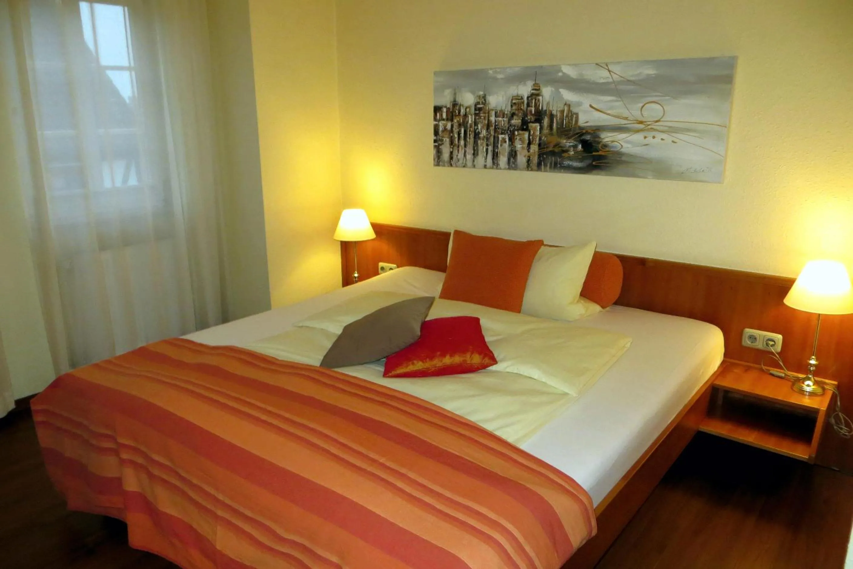 Bed in Burghotel Münzenberg