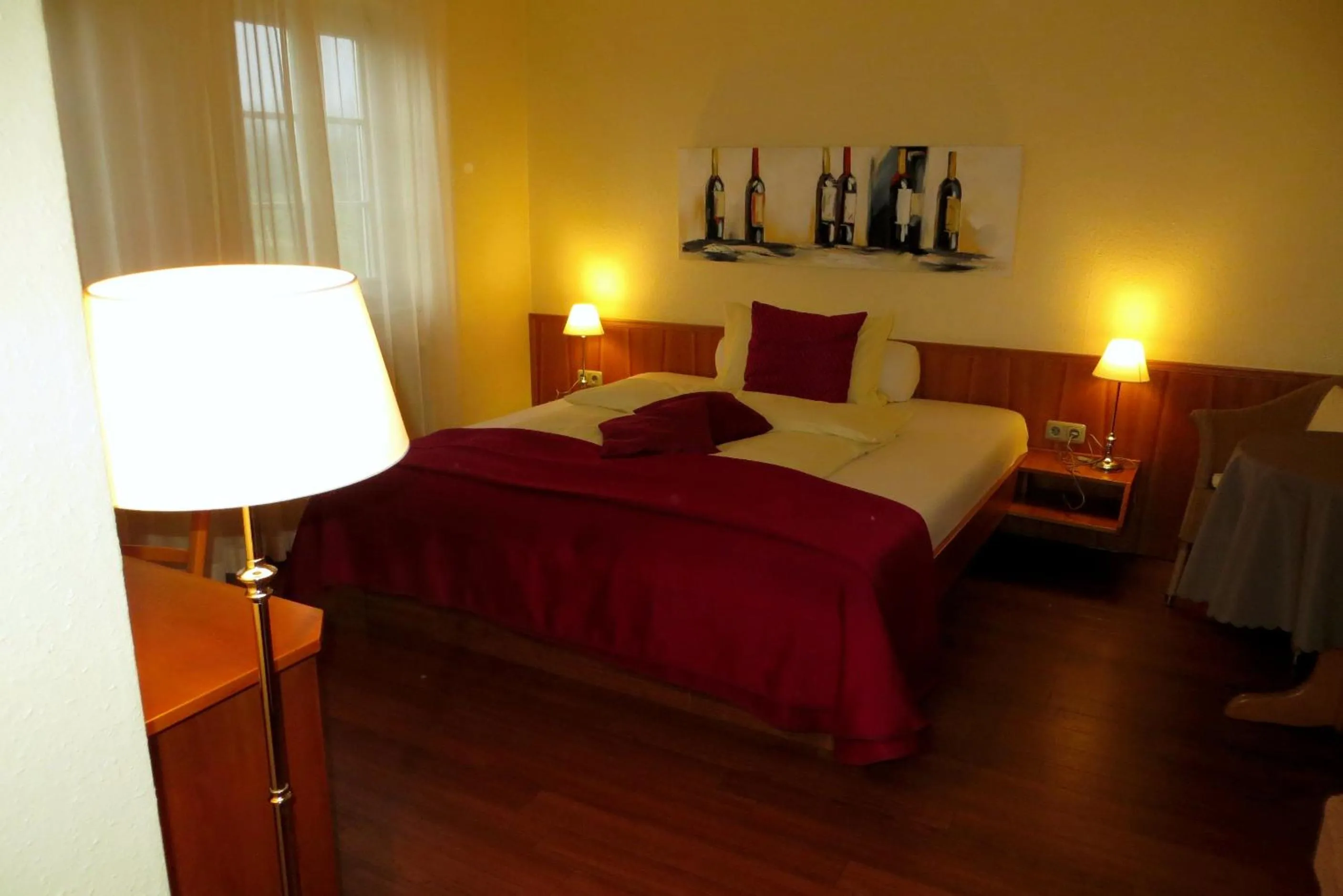 Bed in Burghotel Münzenberg