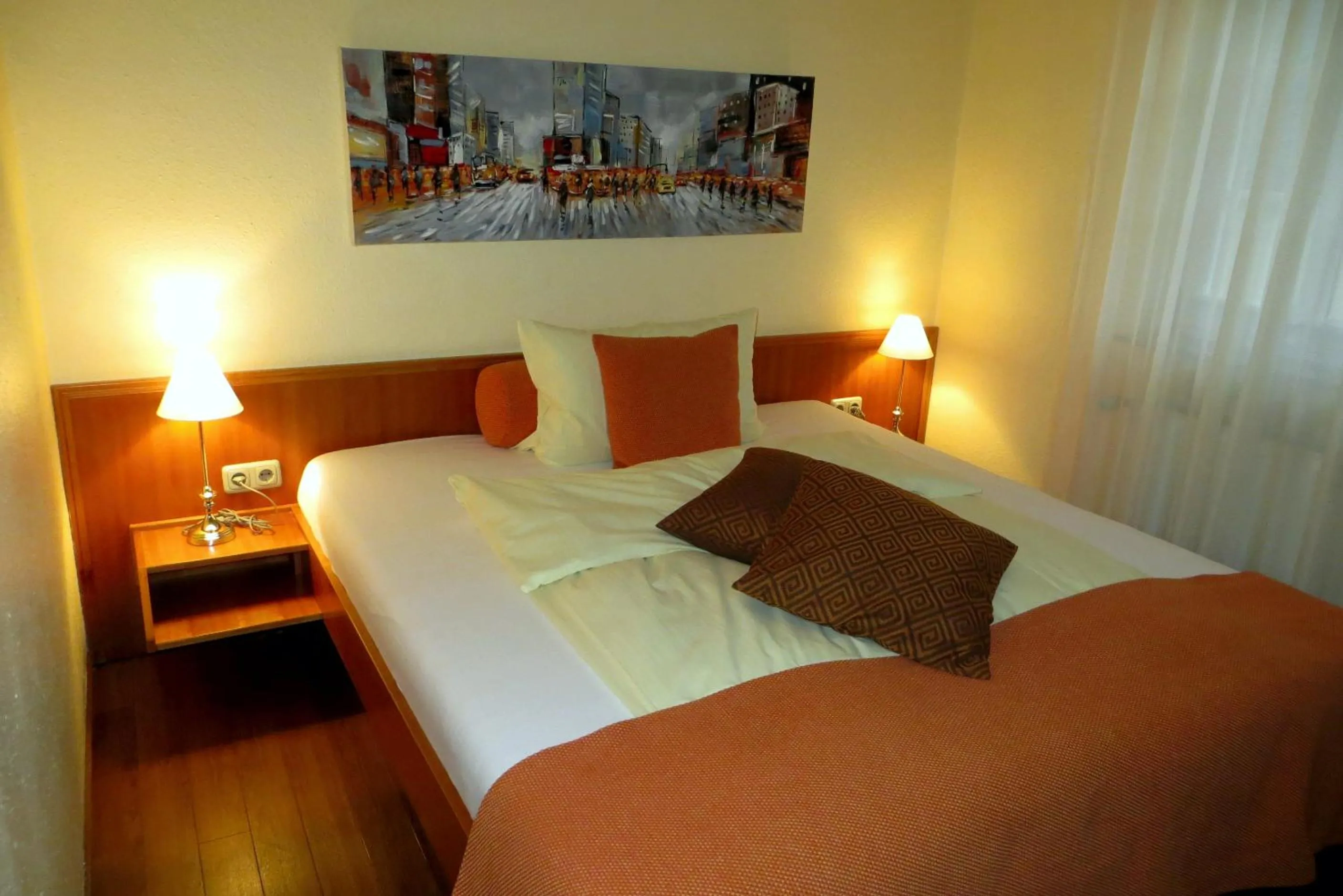 Bed in Burghotel Münzenberg