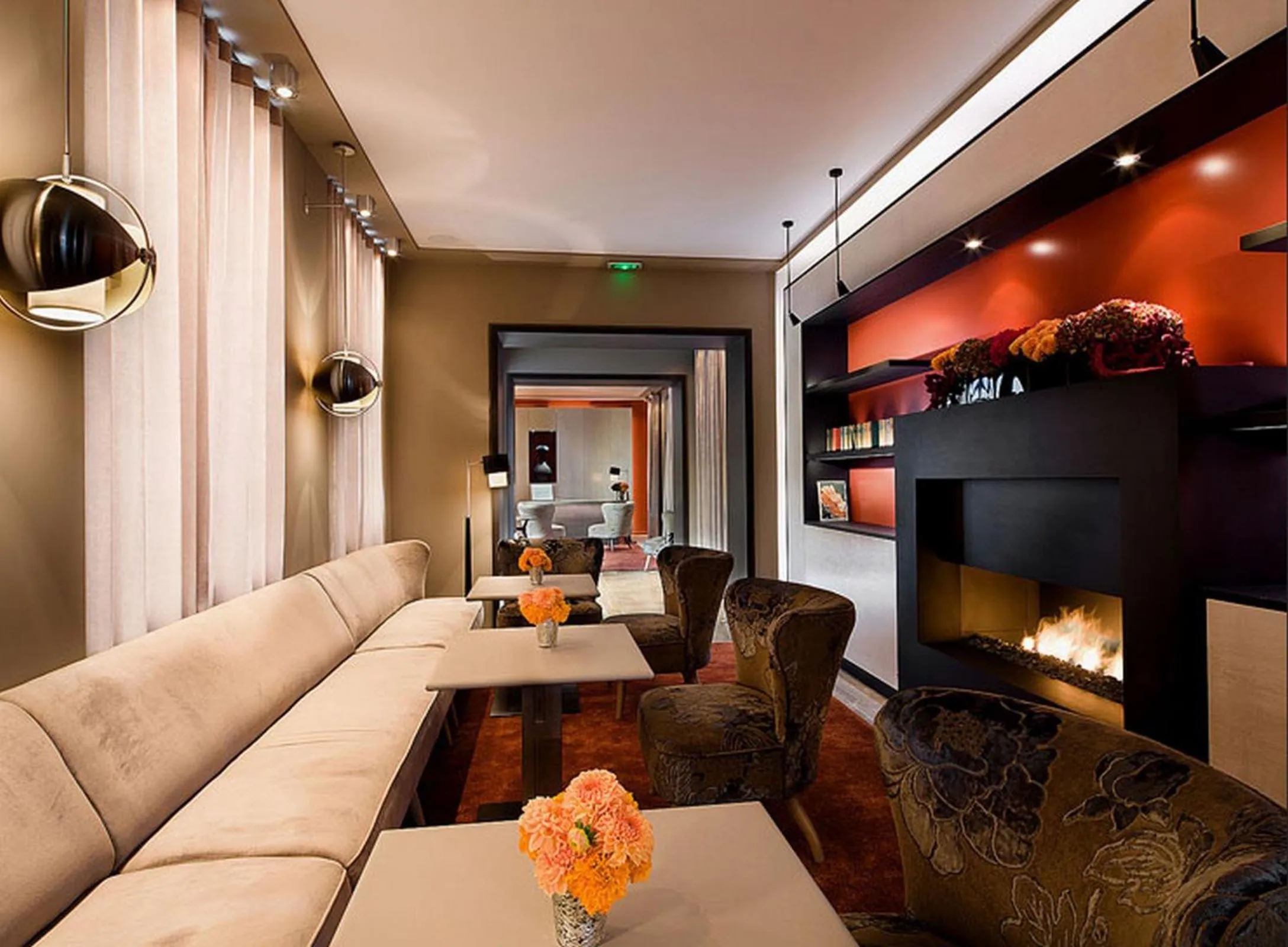 Lobby or reception in Le Pavillon des Lettres