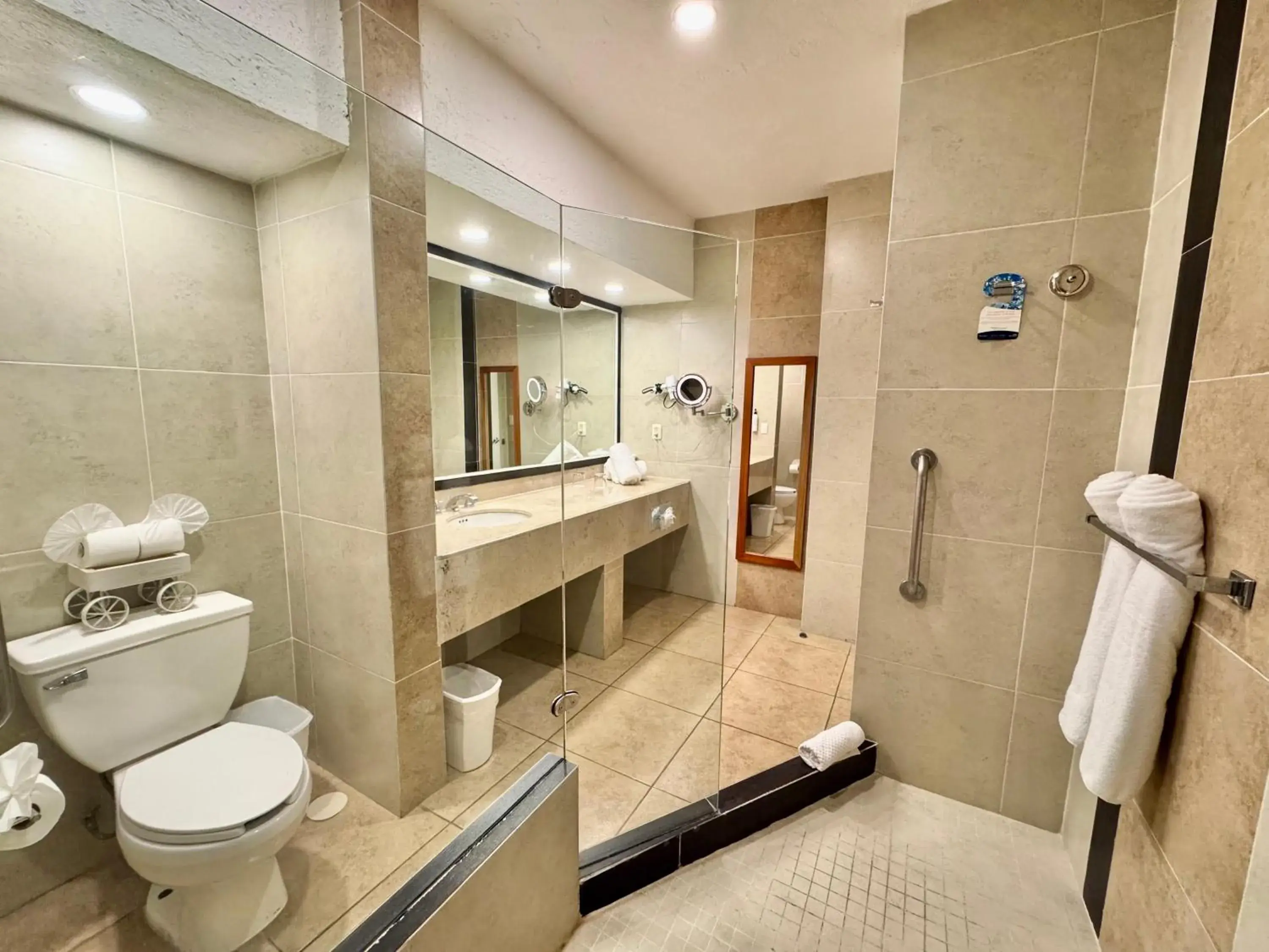 Bathroom in Comfort Inn Cordoba Bathroom in Comfort Inn Cordoba