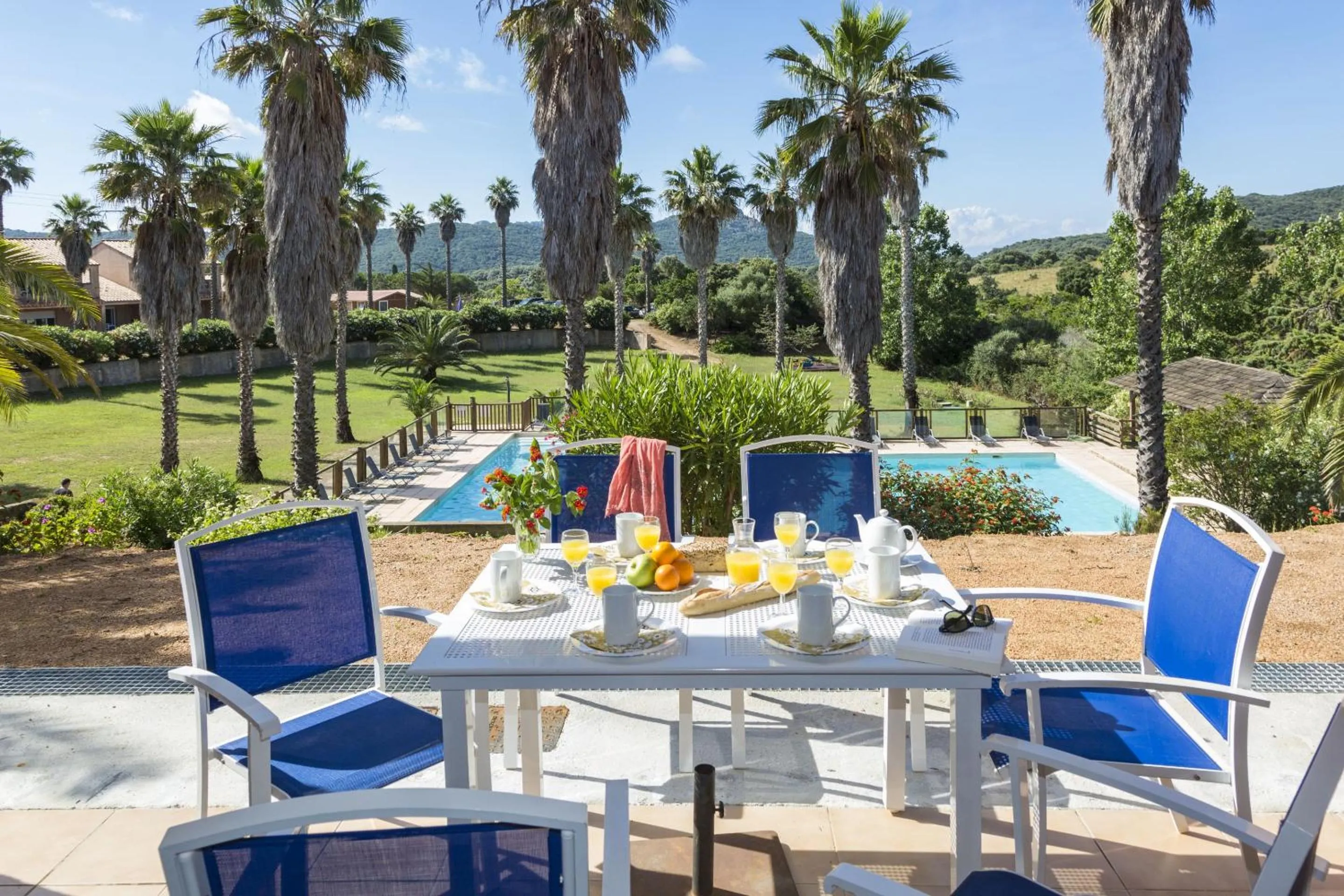 Balcony/Terrace in Résidence Odalys Stella di l'Aria